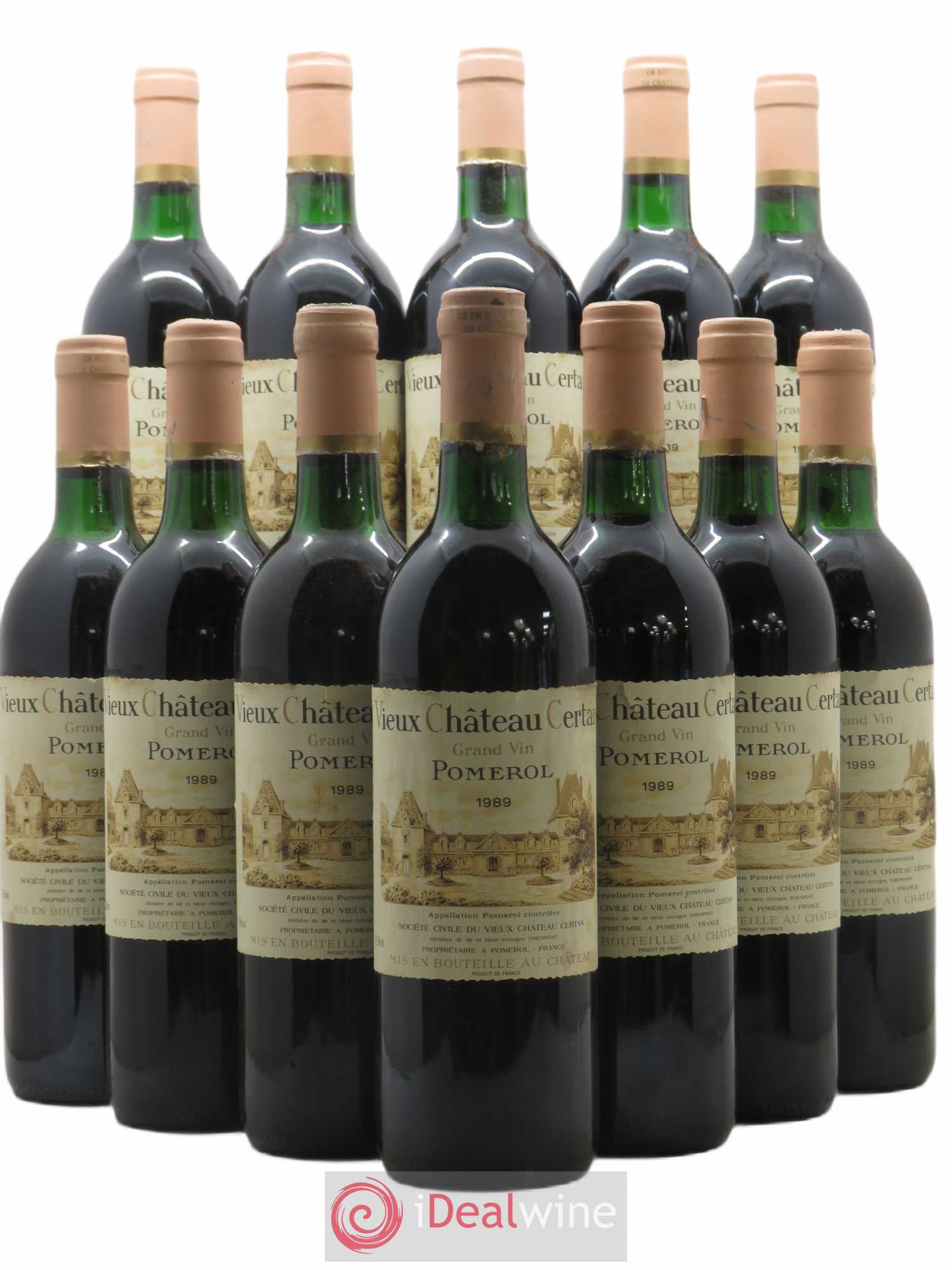 Vieux Château Certan 1989 - Lot de 12 bouteilles - 0