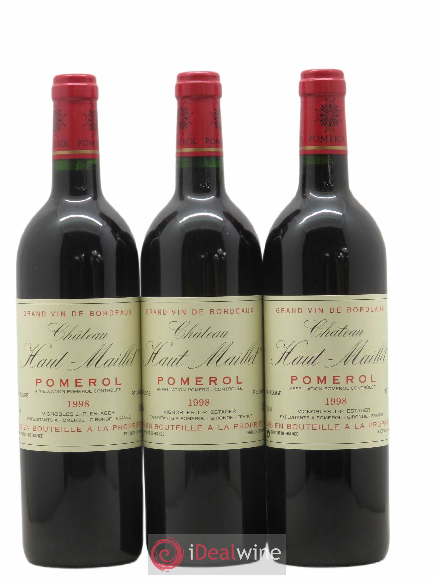 Château Haut-Maillet (sans prix de réserve) 1998 - Lot de 6 bouteilles - 2