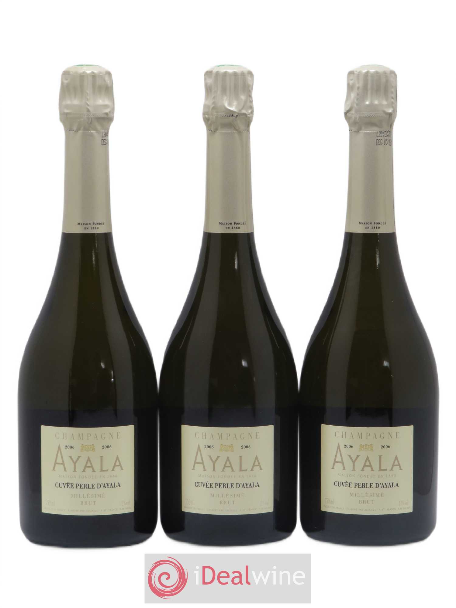 Perle d'Ayala Ayala (sans prix de réserve) 2006 - Lot de 3 bouteilles - 0