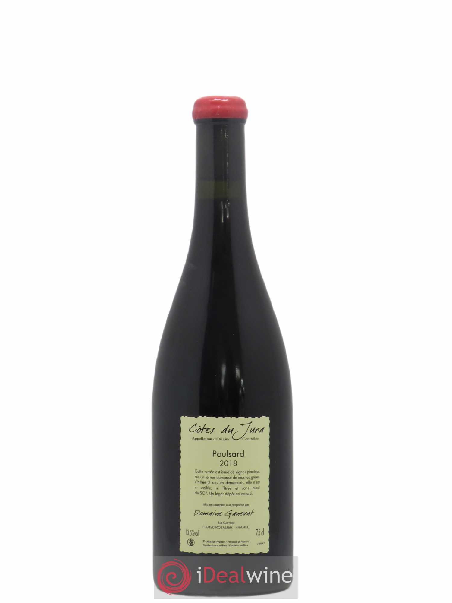 Côtes du Jura Les Chalasses Vieilles Vignes Poulsard Jean-François Ganevat (Domaine) (sans prix de réserve) 2018 - Lot de 1 bouteille - 1