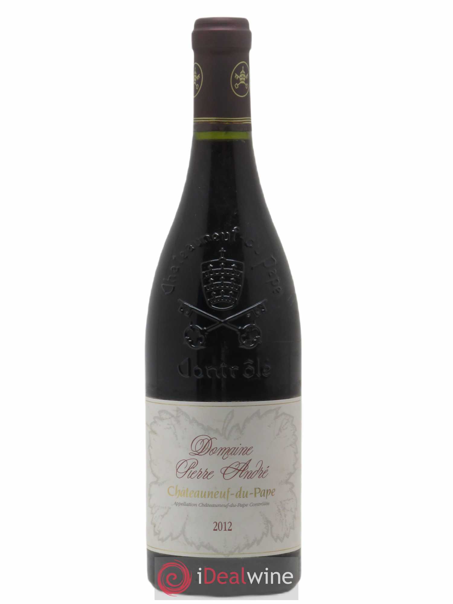 Châteauneuf-du-Pape Pierre André (Domaine) (sans prix de réserve) 2012 - Lot de 1 bouteille - 0
