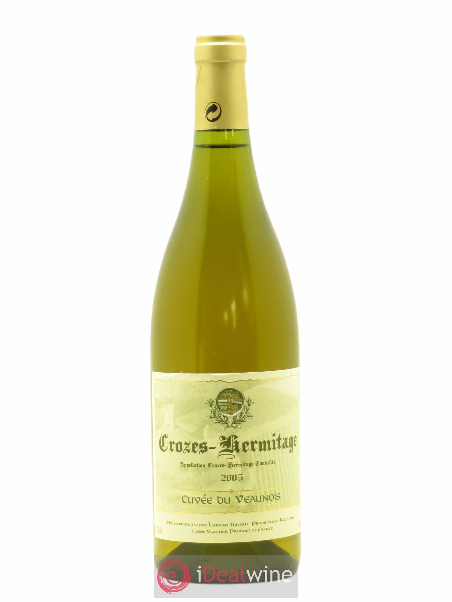 Crozes-Hermitage Cuvée du Veaunois Laurent Thivolle (sans prix de réserve) 2005 - Posten von 1 Flasche - 0