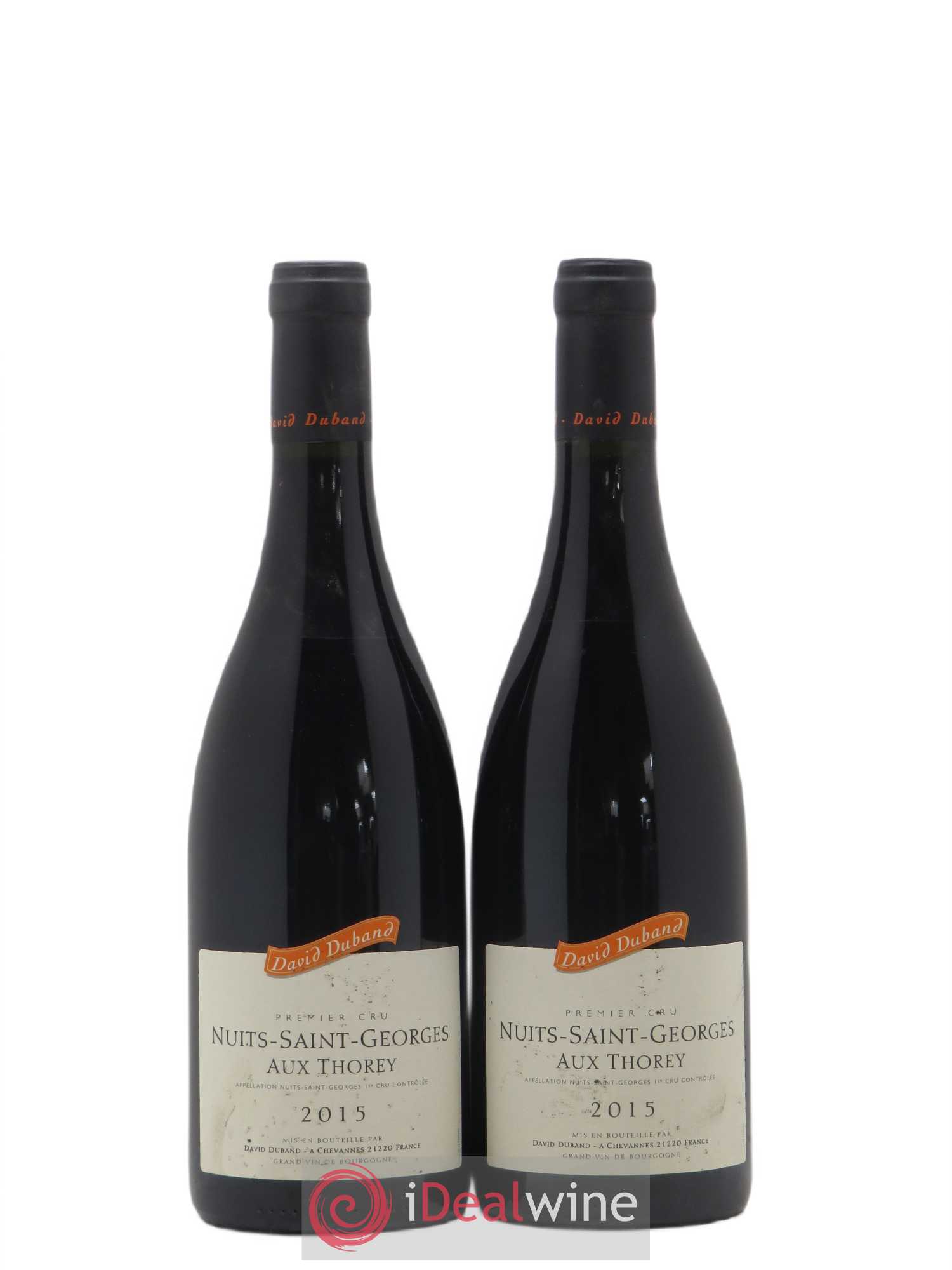 Nuits-Saint-Georges 1er Cru Aux Thorey David Duband (sans prix de réserve) 2015 - Posten von 2 Flaschen - 0