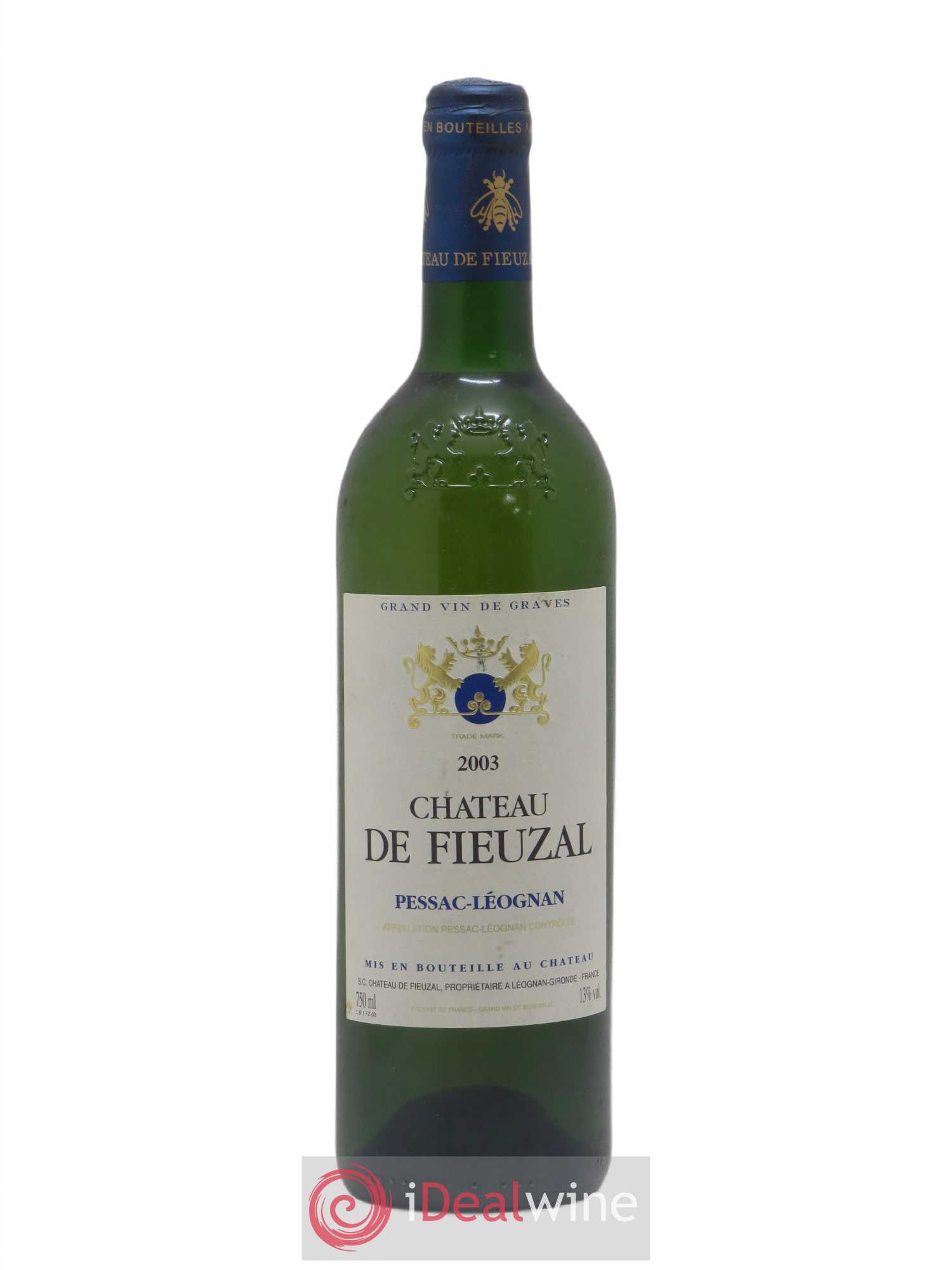 Château de Fieuzal (senza prezzo di riserva) 2003 - Lotto di 1 bottiglia - 0