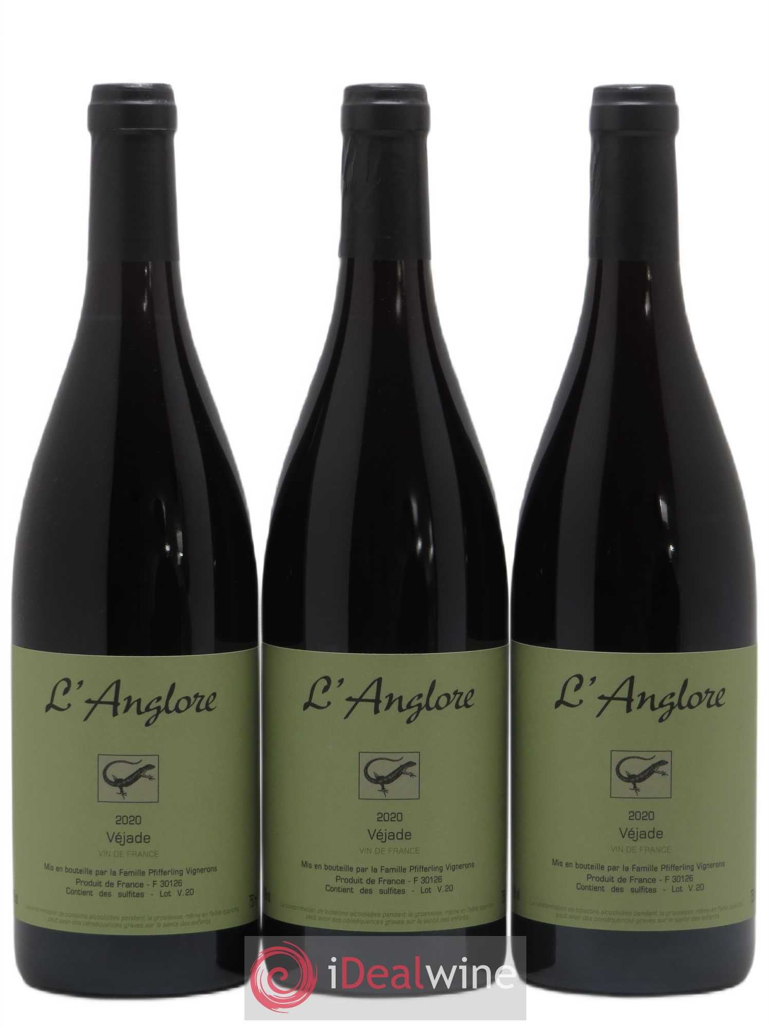 Vin de France Véjade L'Anglore (sans prix de réserve) 2020 - Lot de 6 bouteilles - 2