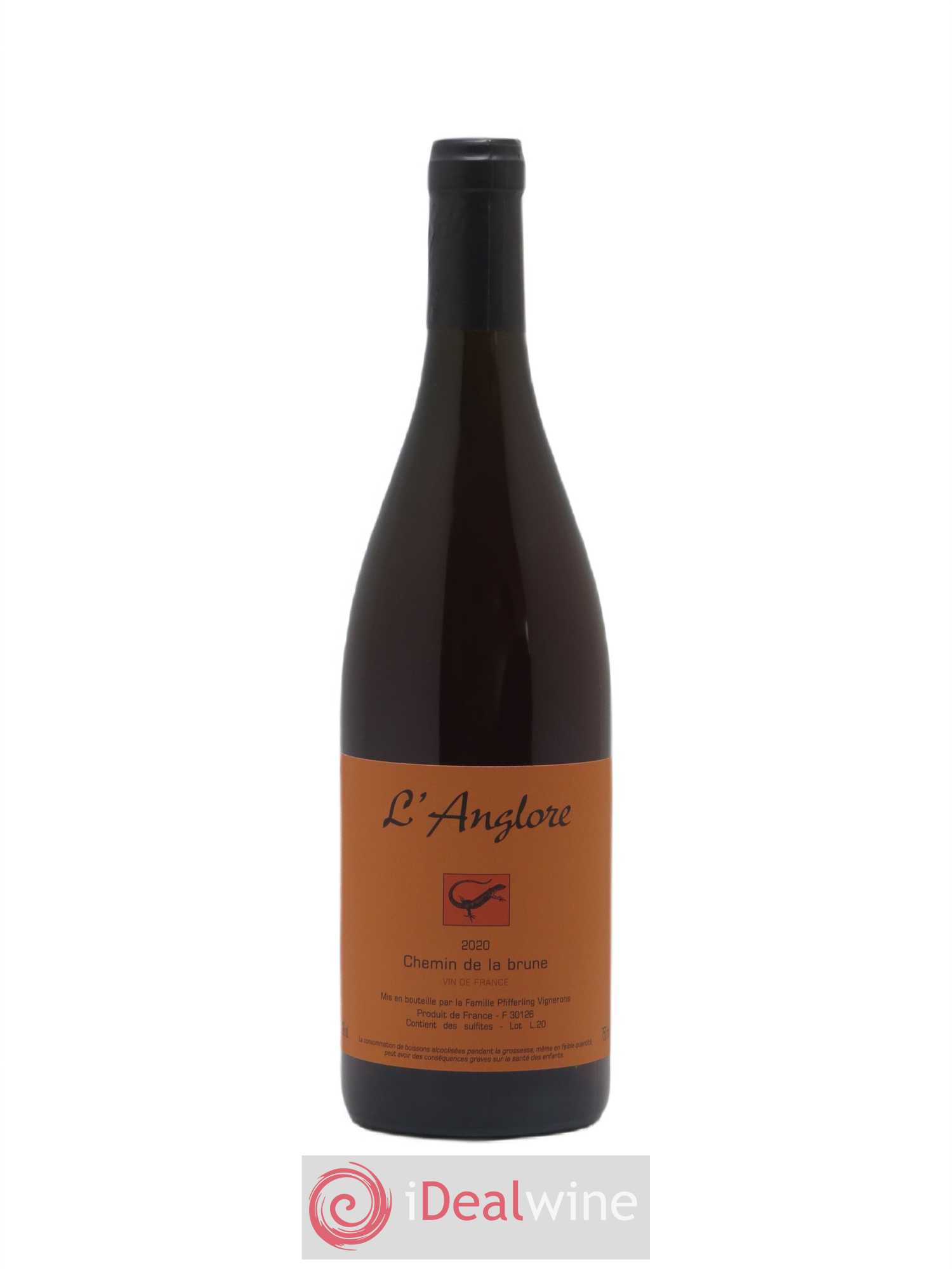 Vin de France Chemin de la brune L'Anglore (sans prix de réserve) 2020 - Lot de 1 bouteille - 0