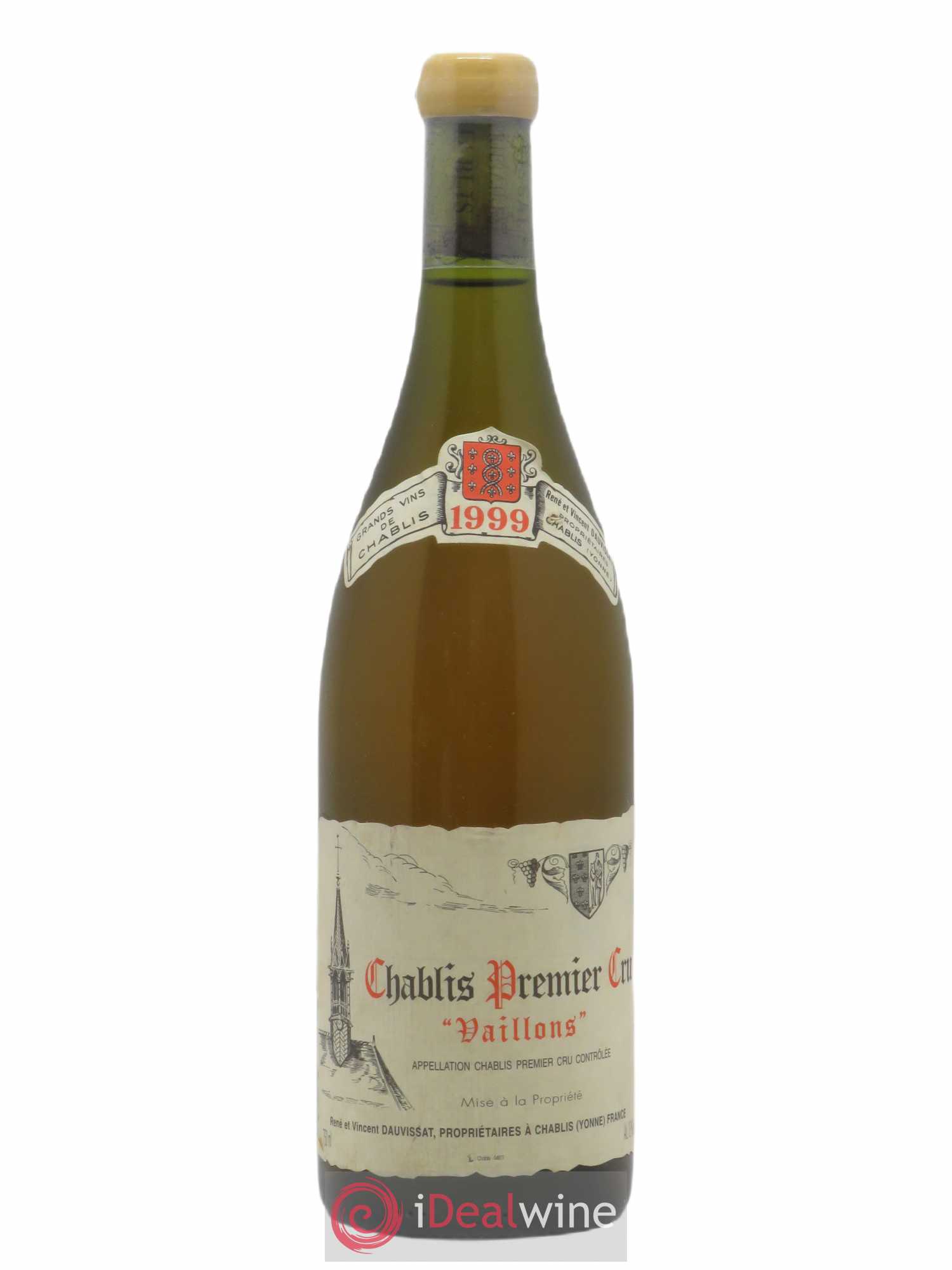 Chablis 1er Cru Vaillons Vincent Dauvissat (Domaine) (sans prix de réserve) 1999 - Lot de 1 bouteille - 0