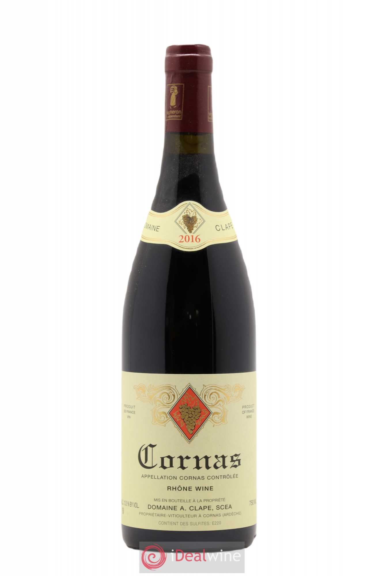Cornas Auguste Clape (sans prix de réserve) 2016 - Lot de 1 bouteille - 0