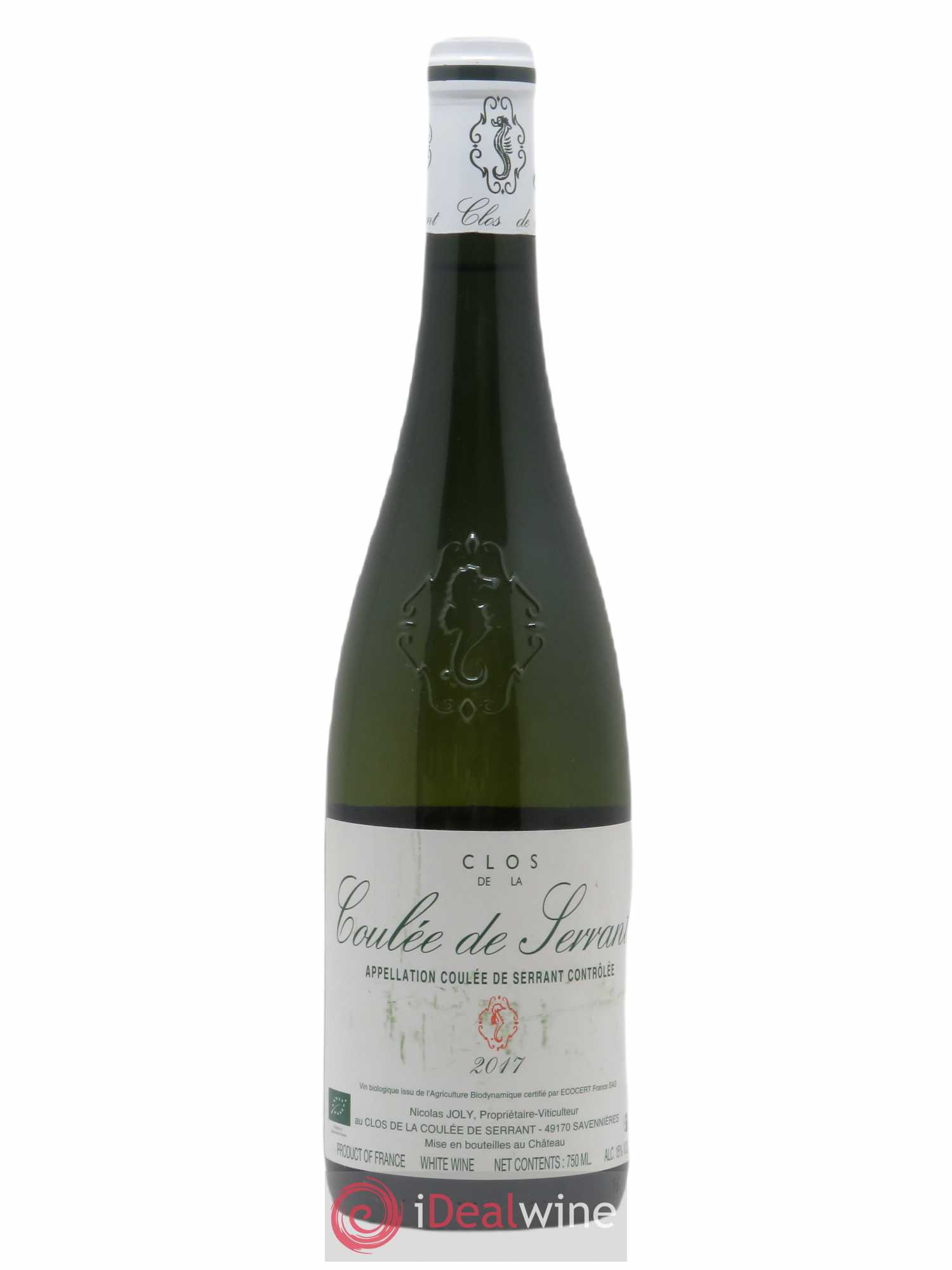 Savennières Clos de la Coulée de Serrant Vignobles de la Coulée de Serrant - Nicolas Joly (sans prix de réserve) 2017 - Lot de 1 bouteille - 0