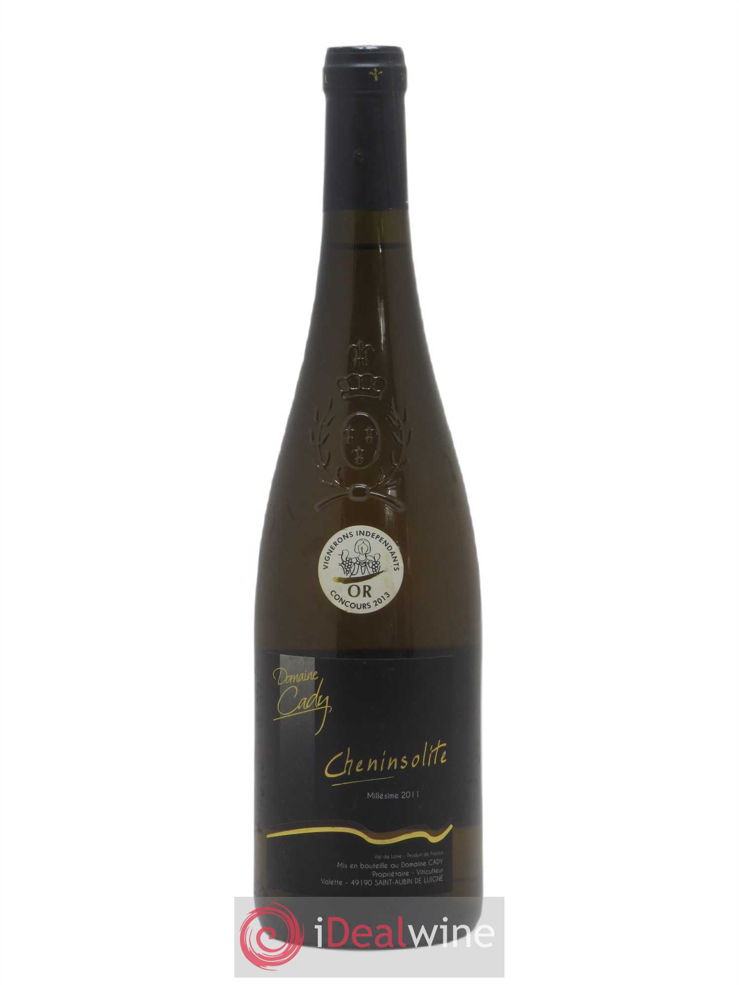 Anjou Cady Cheninsolite (sans prix de réserve) 2011 - Posten von 1 Flasche - 0