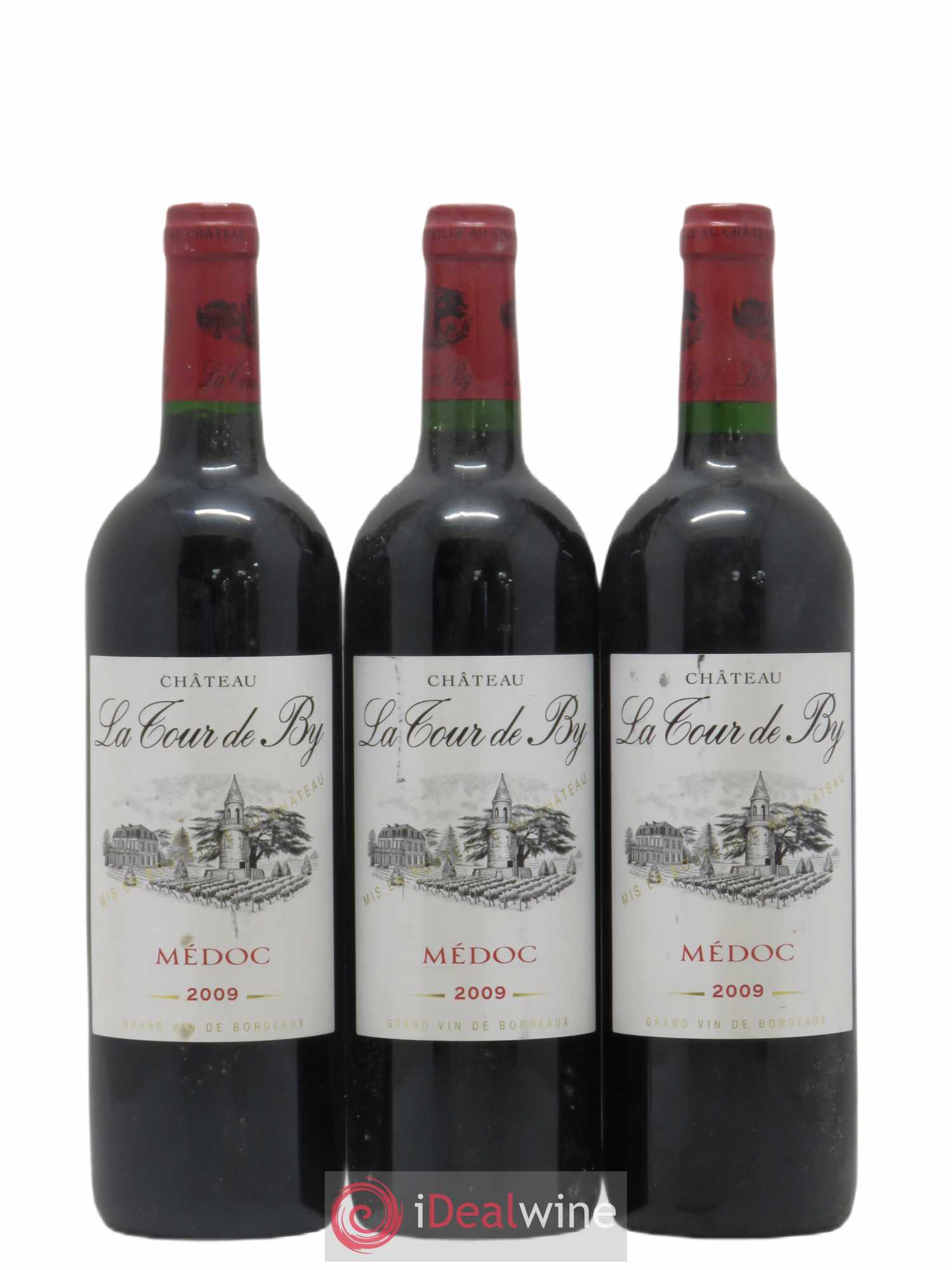 Château La Tour de By Cru Bourgeois (sans prix de réserve) 2009 - Lot de 3 bouteilles - 0