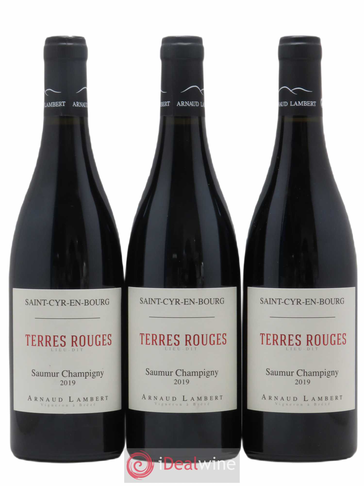 Saumur-Champigny Les Terres rouges Arnaud Lambert Les Parcellaires (sans prix de réserve) 2019 - Lotto di 3 bottiglie - 0