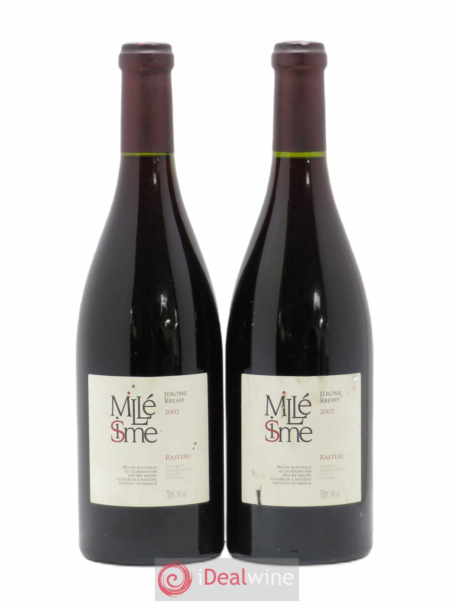 Rasteau Domaine Gourt de Mautens - Jérôme Bressy (sans prix de réserve) 2002 - Lot de 2 bouteilles - 0
