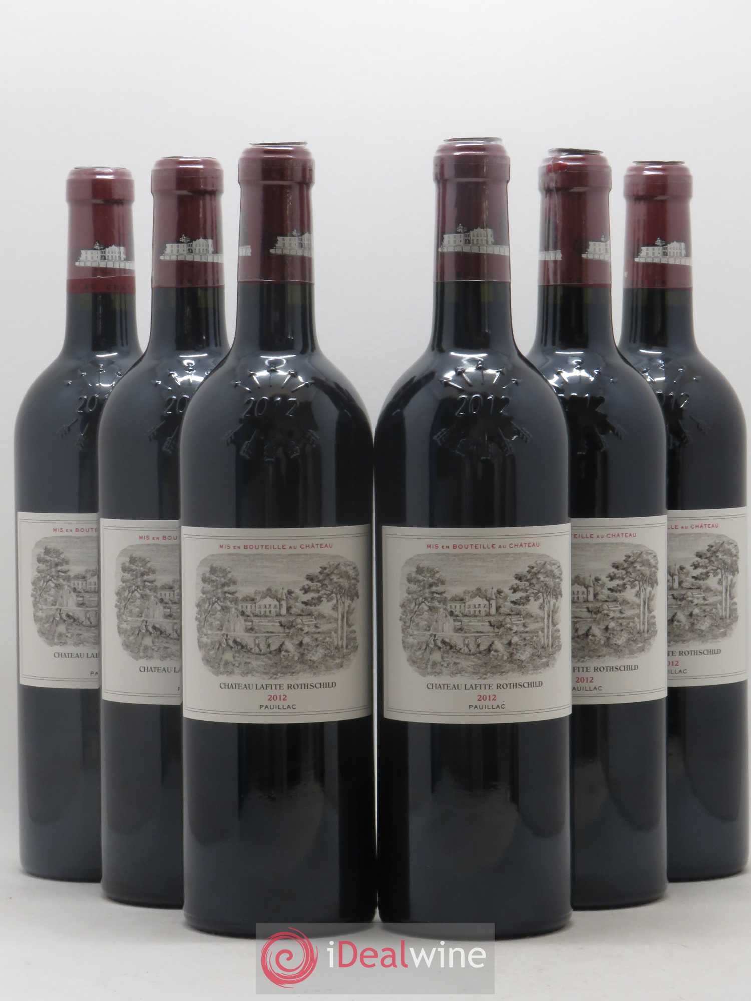 Château Lafite Rothschild 1er Grand Cru Classé 2012 - Lot de 6 bouteilles - 0