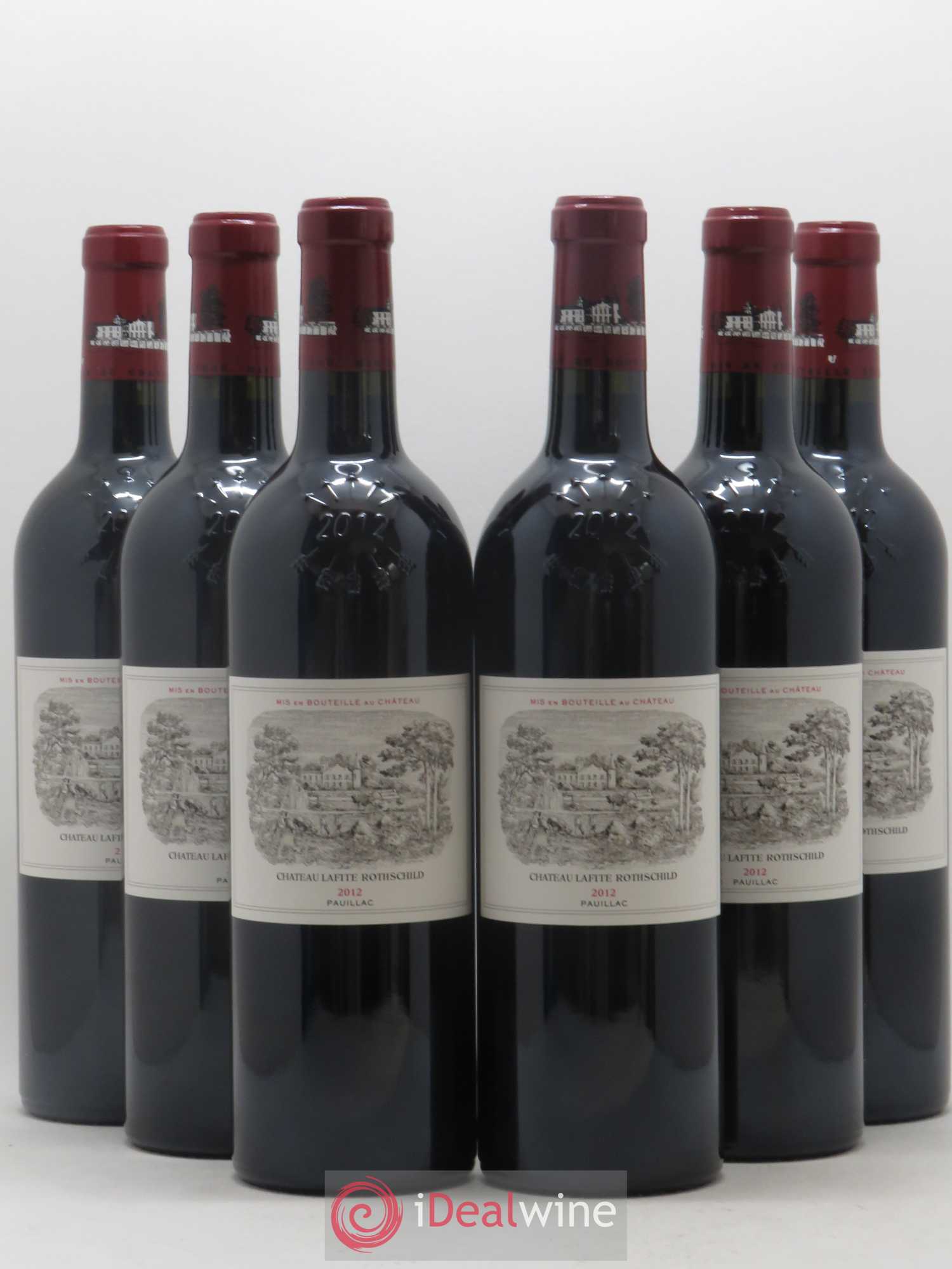 Château Lafite Rothschild 1er Grand Cru Classé 2012 - Lot de 6 bouteilles - 0