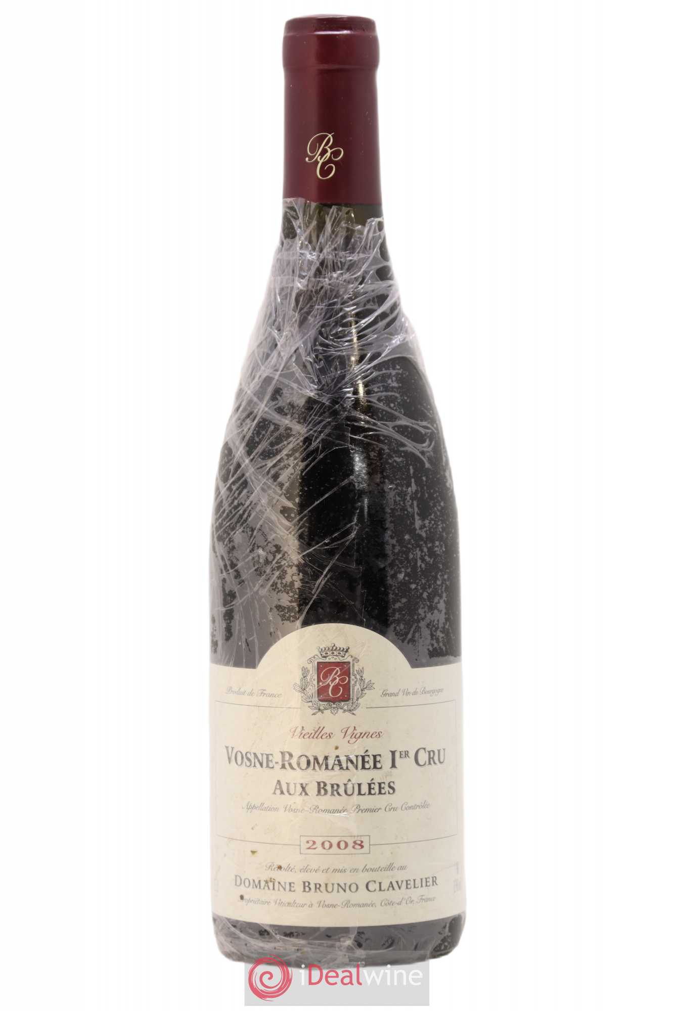 Vosne-Romanée 1er Cru Aux Brulées Vieilles Vignes Bruno Clavelier (sans prix de réserve) 2008 - Lot de 1 bouteille - 0