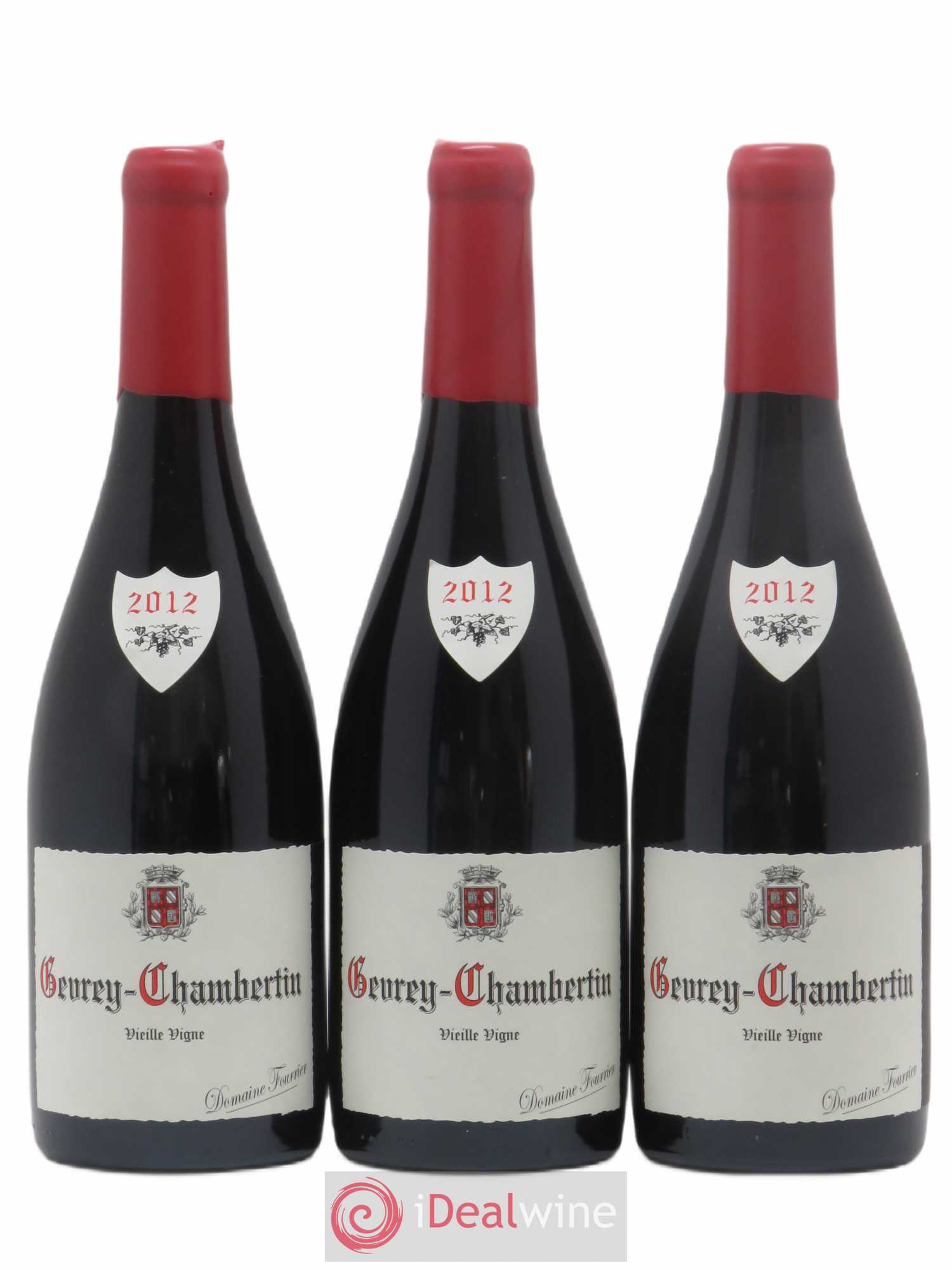 Gevrey-Chambertin Vieille Vigne Fourrier (Domaine) (sans prix de réserve) 2012 - Lot de 3 bouteilles - 0