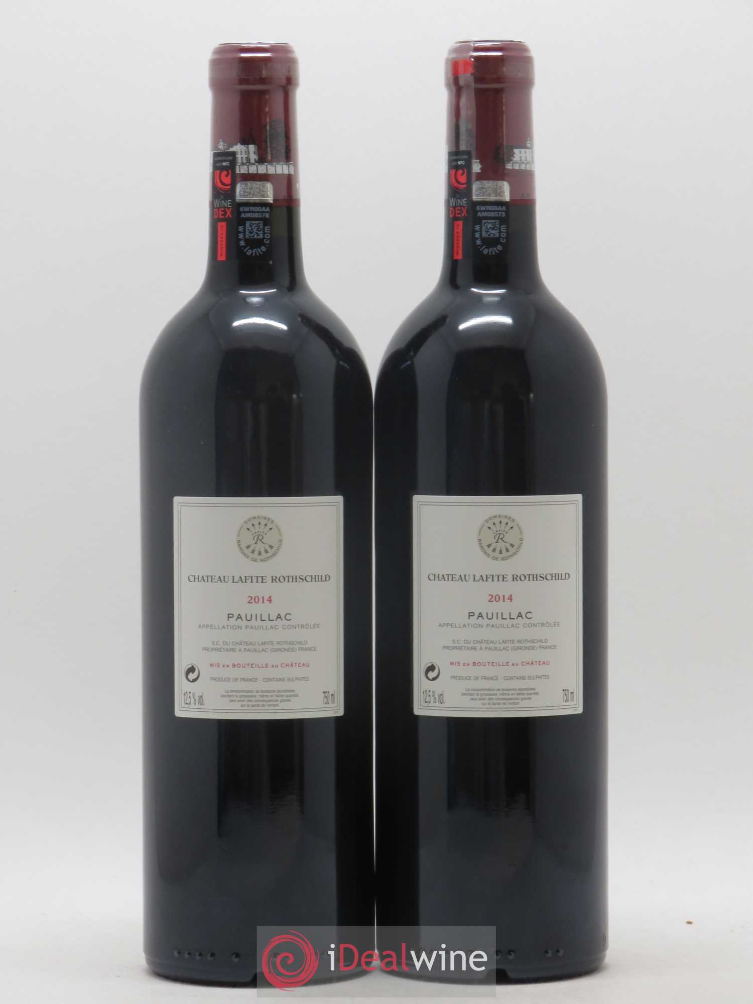 Château Lafite Rothschild 1er Grand Cru Classé 2014 - Lot de 2 bouteilles - 1