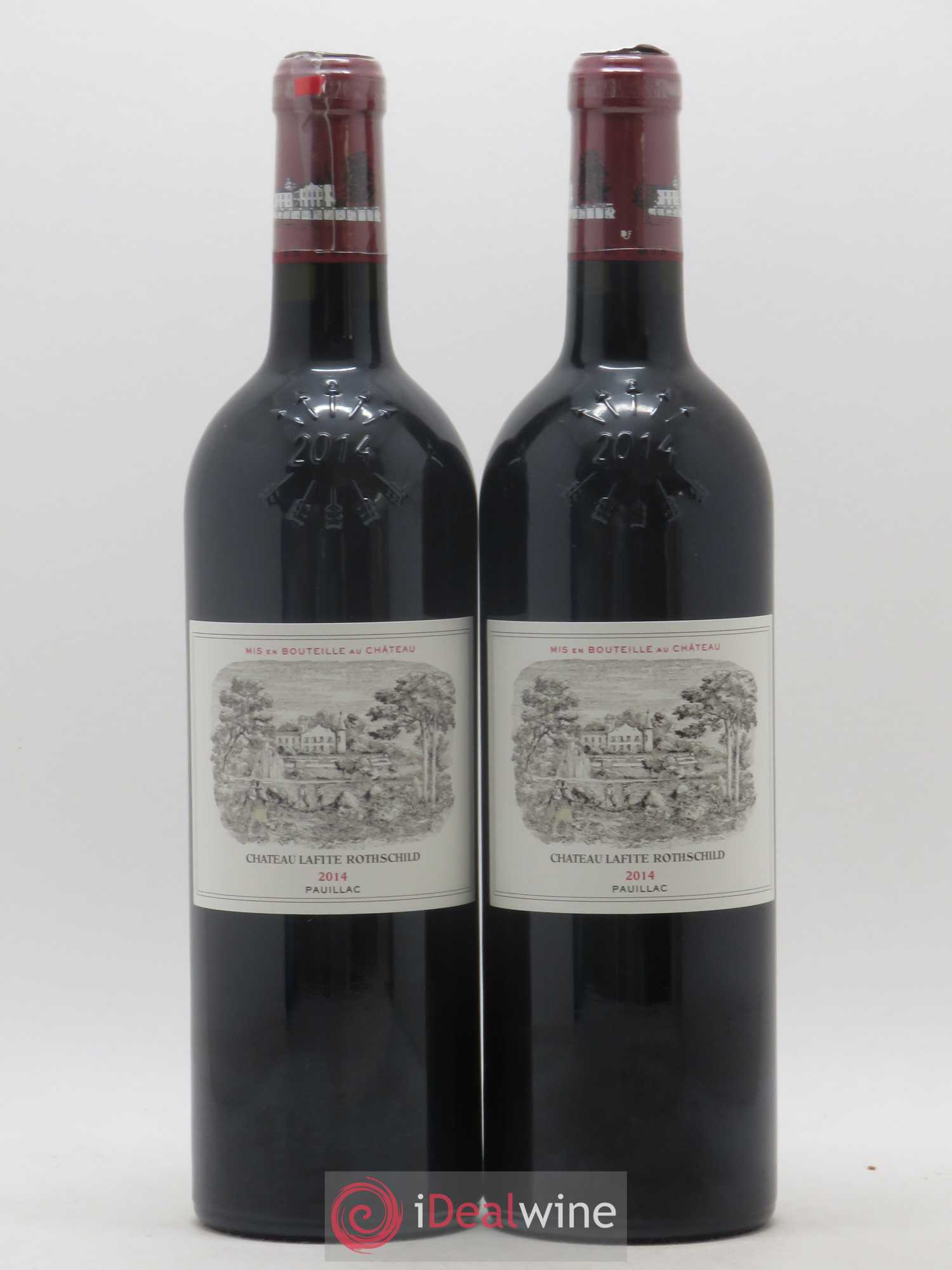 Château Lafite Rothschild 1er Grand Cru Classé 2014 - Lot de 2 bouteilles - 0