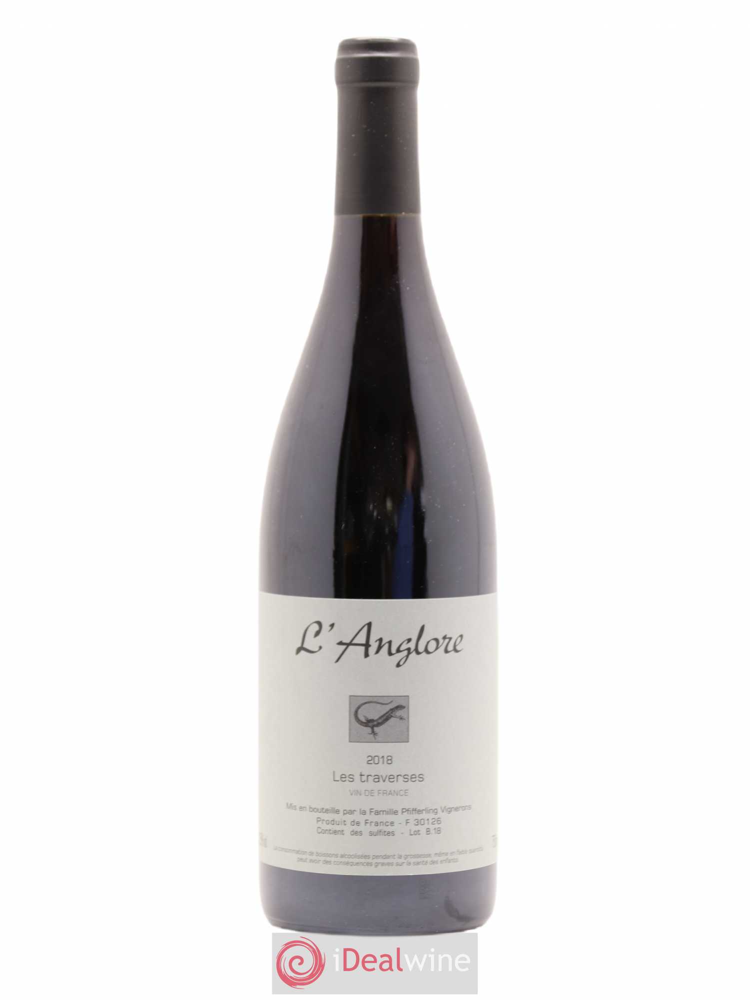 Vin de France Les Traverses L'Anglore (sans prix de réserve) 2018 - Lot de 1 bouteille - 0