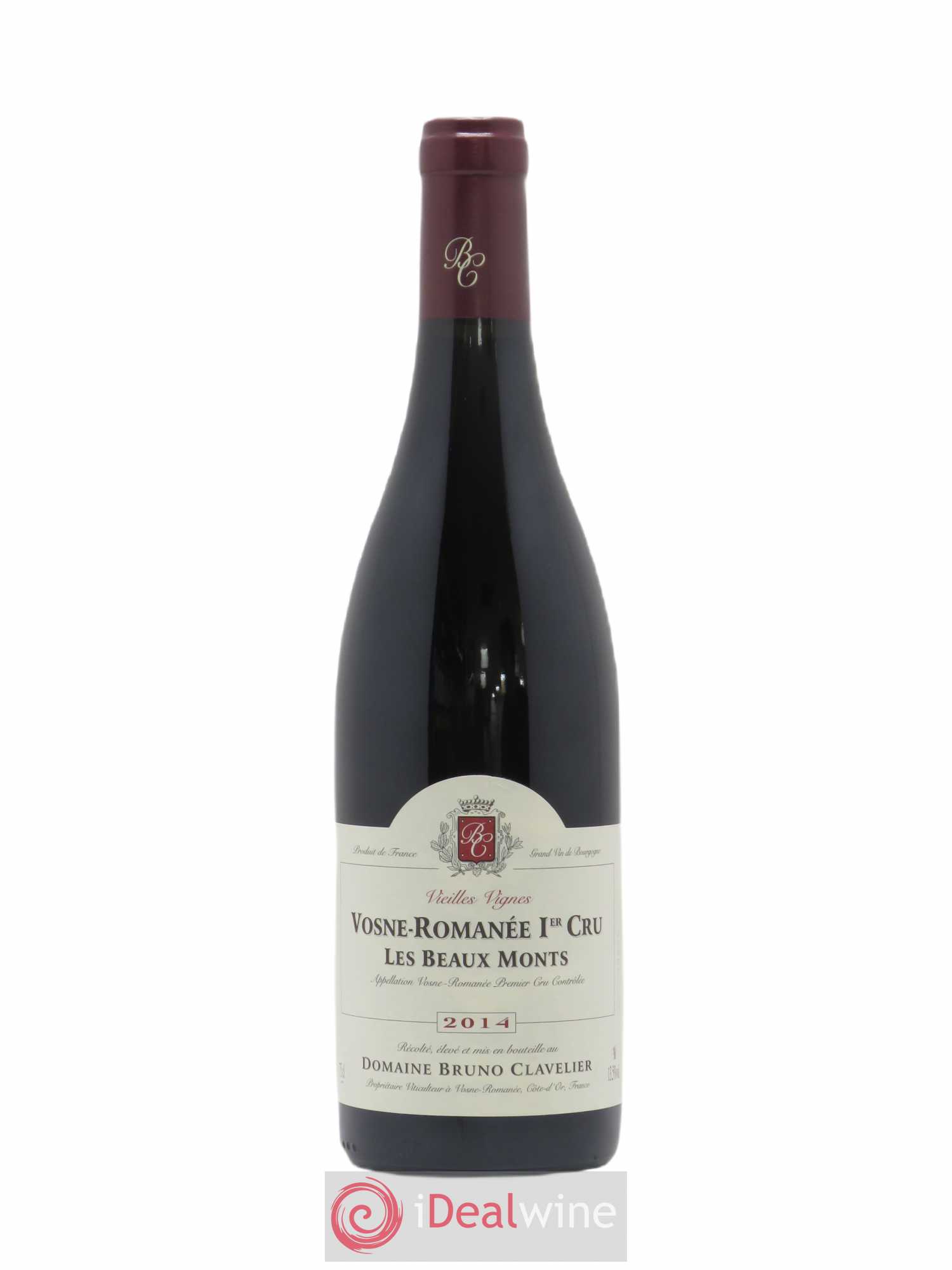 Vosne-Romanée 1er Cru Les Beaux Monts Vieilles vignes Bruno Clavelier (sans prix de réserve) 2014 - Lot de 1 bouteille - 0