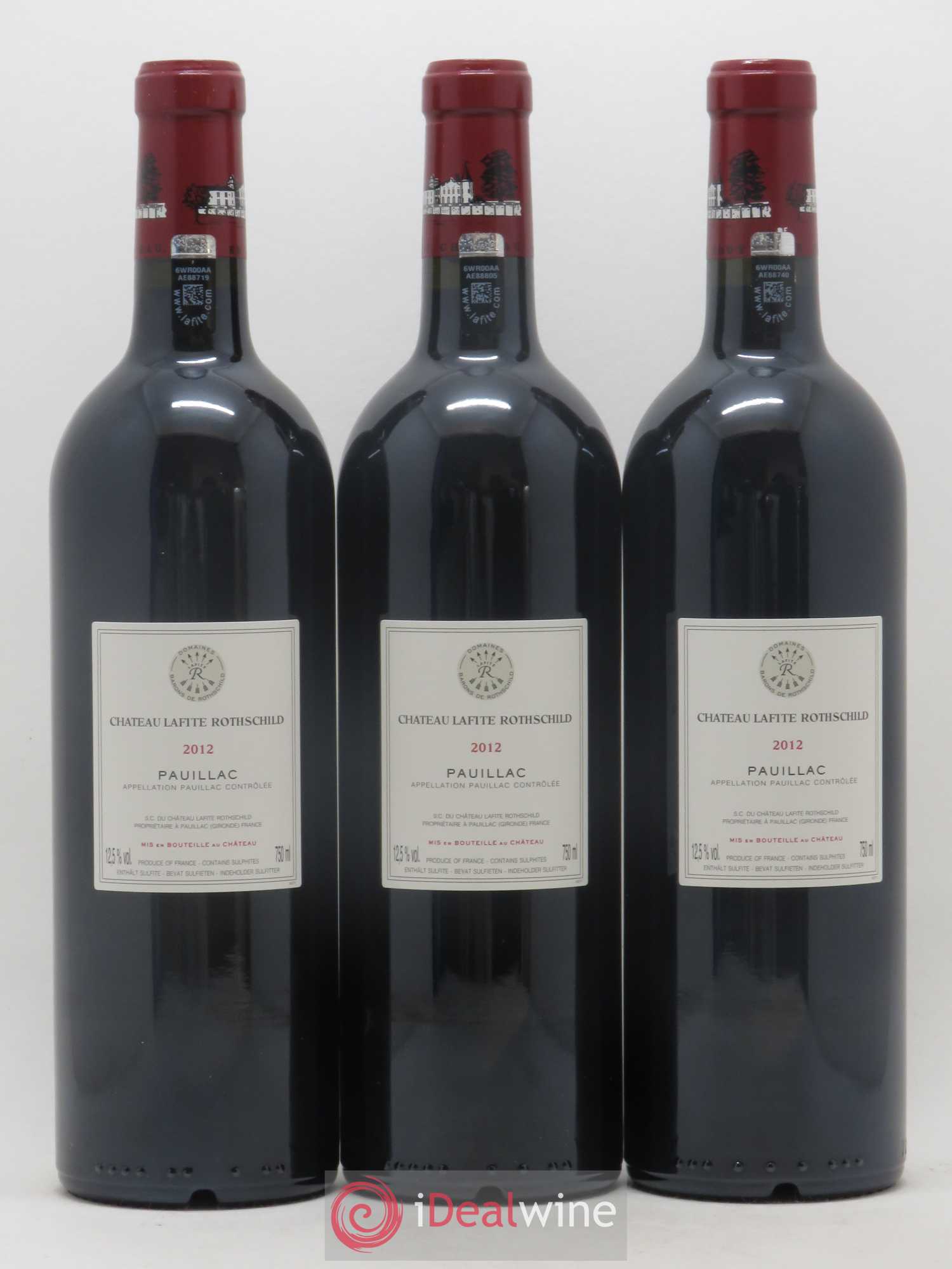 Château Lafite Rothschild 1er Grand Cru Classé 2012 - Lot de 6 bouteilles - 2