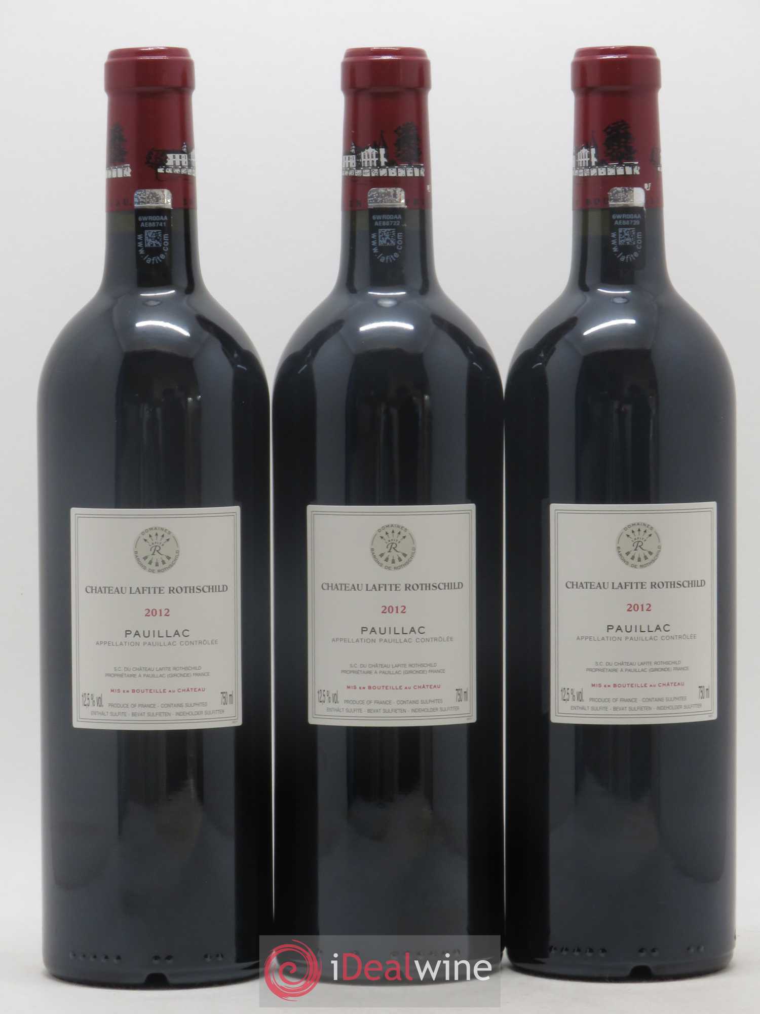 Château Lafite Rothschild 1er Grand Cru Classé 2012 - Lot de 6 bouteilles - 4