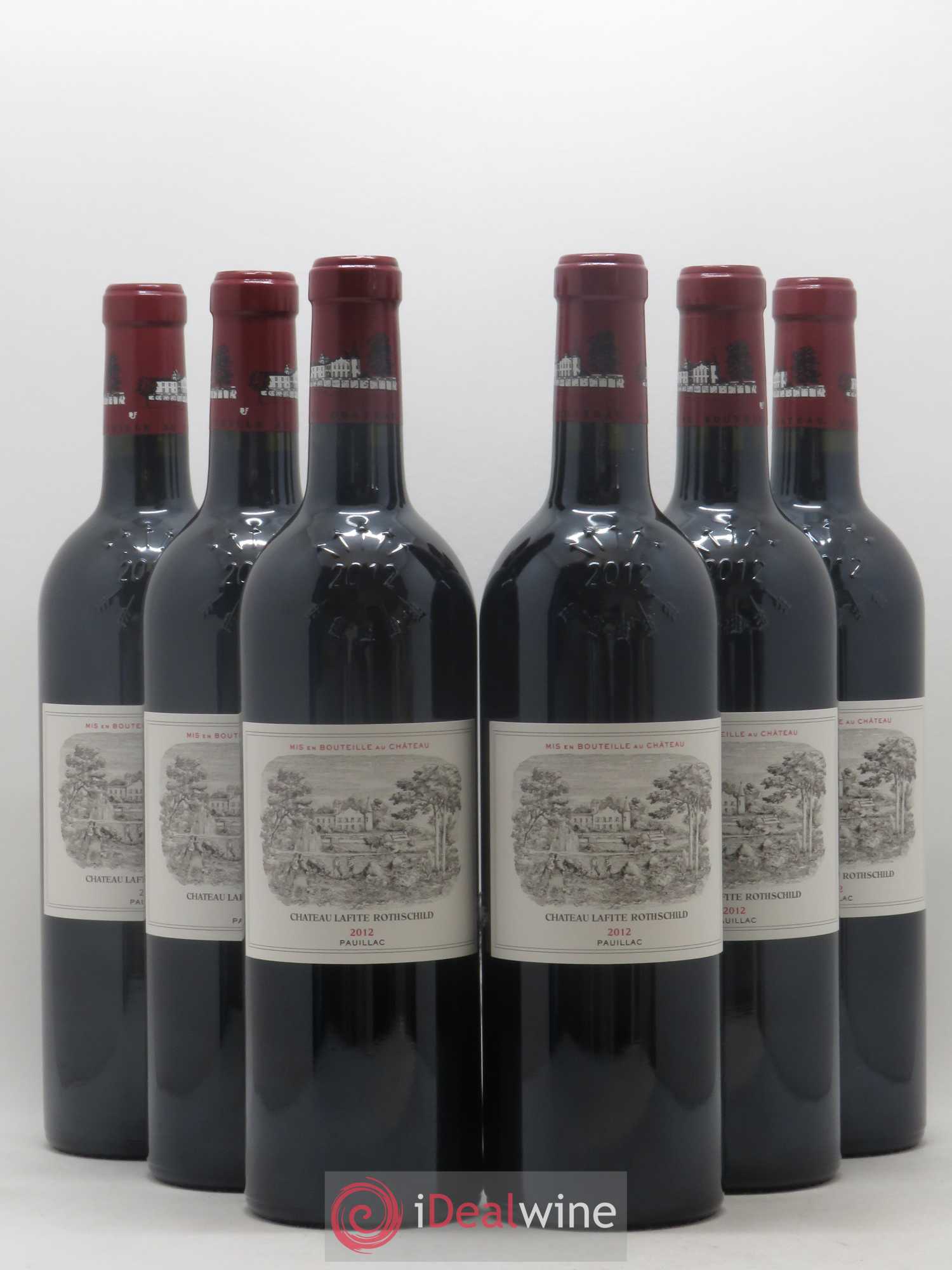 Château Lafite Rothschild 1er Grand Cru Classé 2012 - Lot de 6 bouteilles - 0