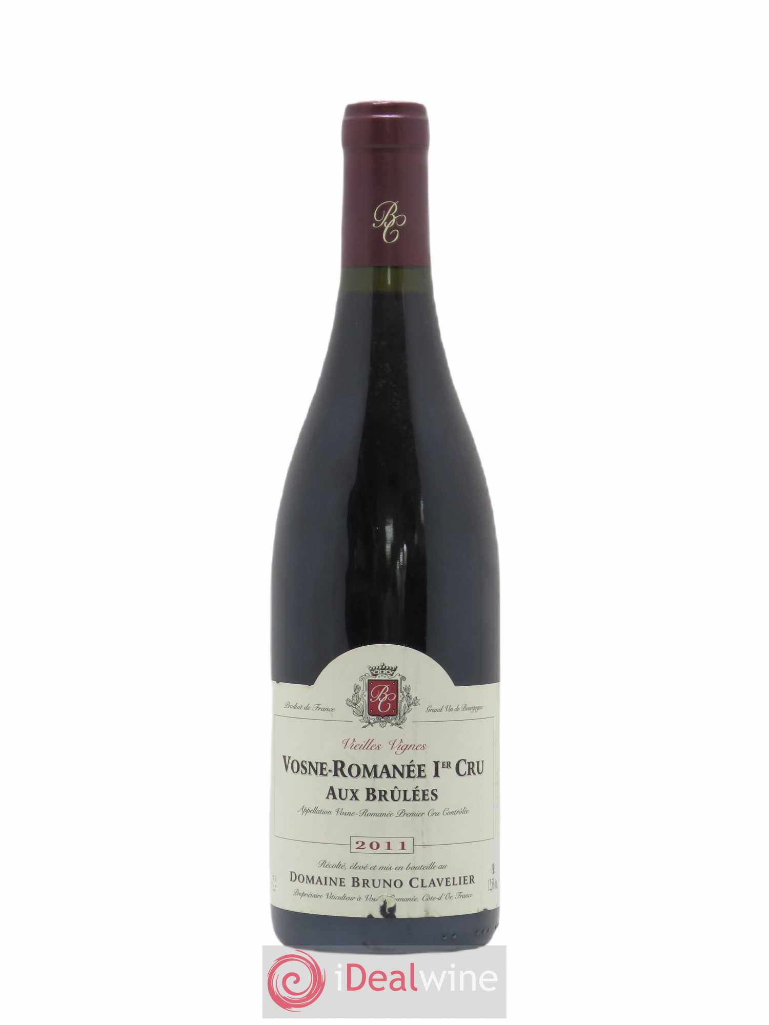 Vosne-Romanée 1er Cru Aux Brulées Vieilles Vignes Bruno Clavelier (sans prix de réserve) 2011 - Lot de 1 bouteille - 0