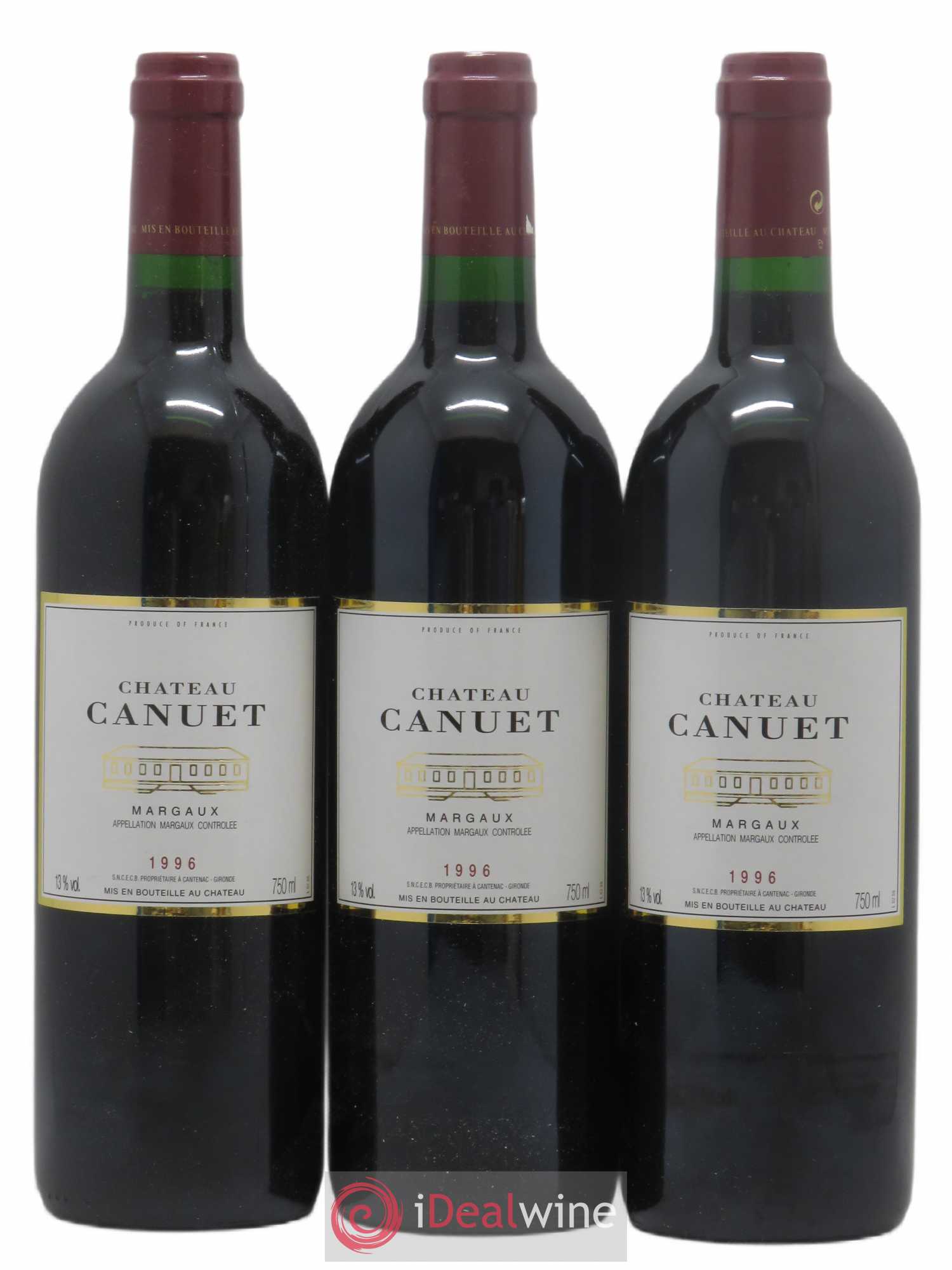 Château Canuet (sans prix de réserve) 1996 - Lot de 6 bouteilles - 1