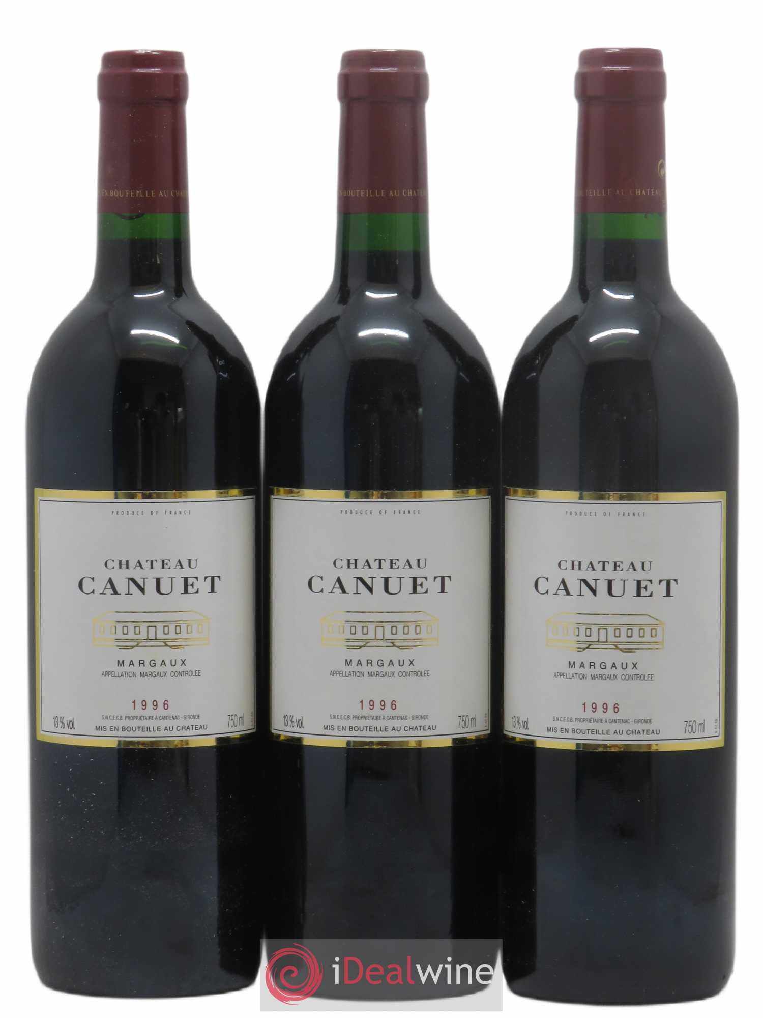 Château Canuet (sans prix de réserve) 1996 - Lot de 6 bouteilles - 2