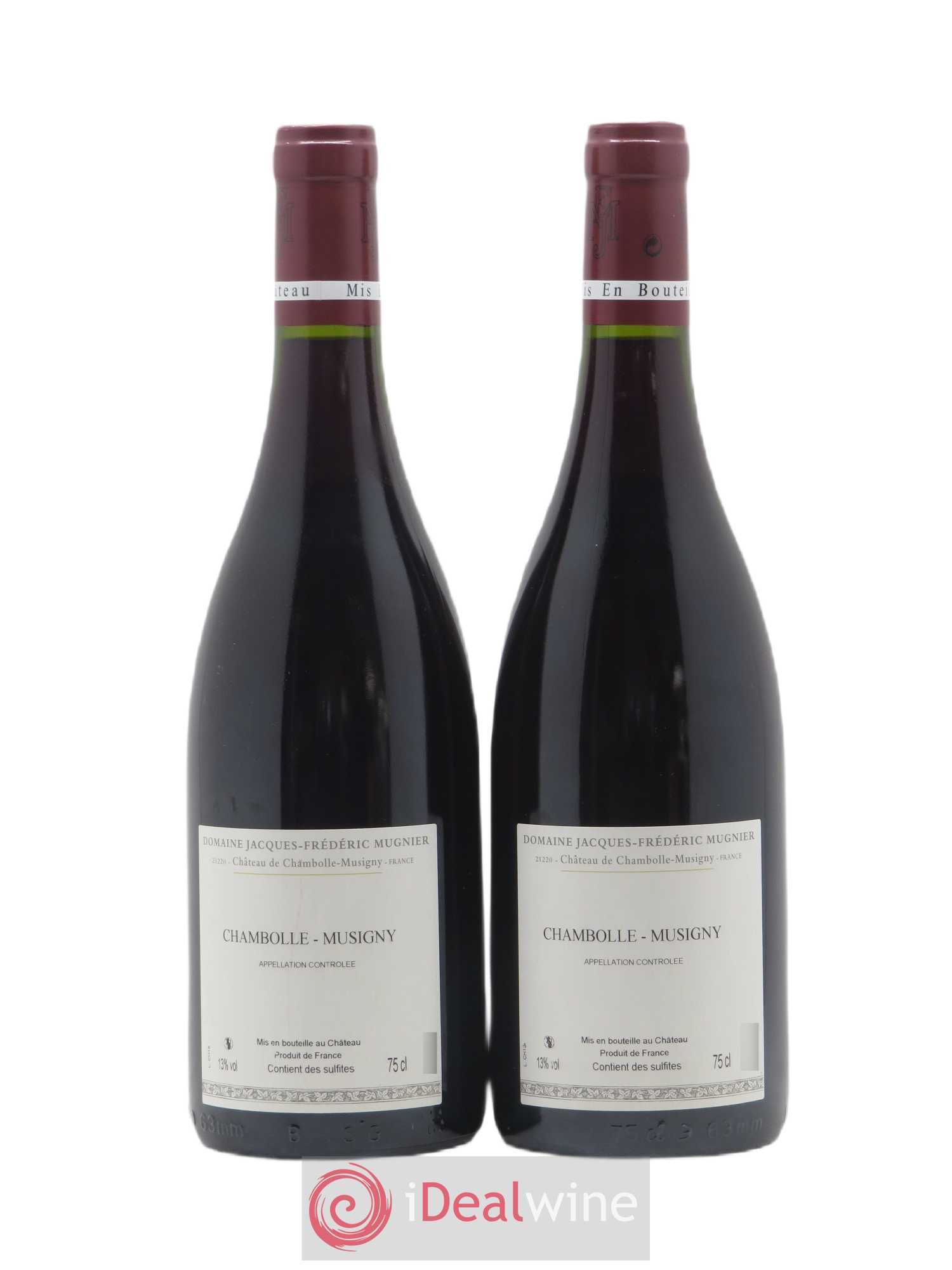 Chambolle-Musigny Jacques-Frédéric Mugnier 2018 - Lot de 2 bouteilles - 1
