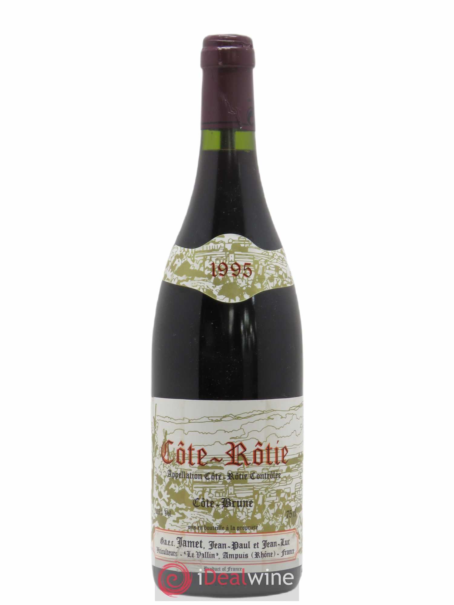 Côte-Rôtie Côte Brune Jamet (Domaine) 1995 - Lot de 1 bouteille - 0