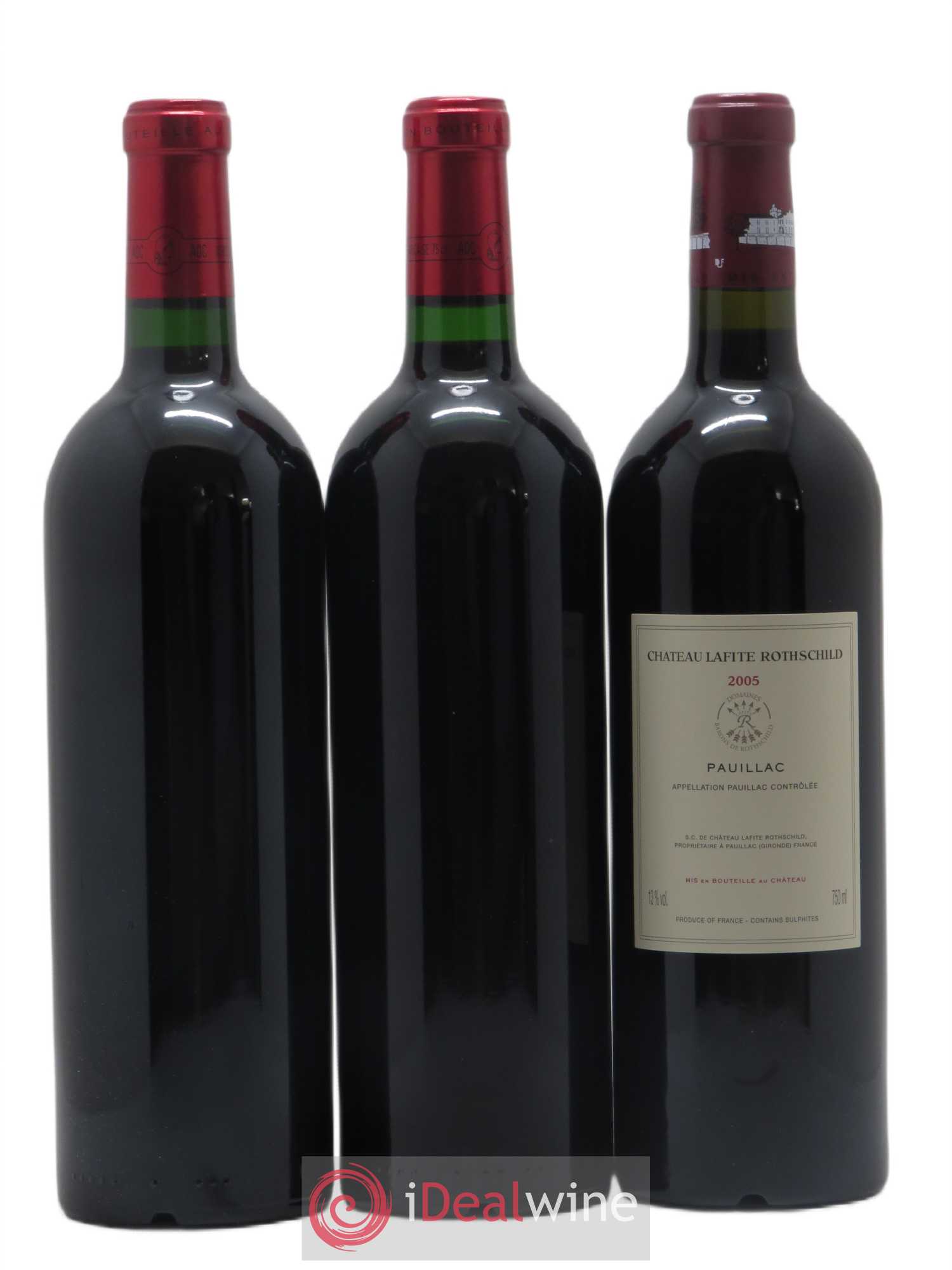 Caisse Collection Duclot 2 Petrus - 2 Yquem - 2 Latour - 2 Lafite Rothschild - 1 La Mission Haut-Brion 2005 - Posten von 9 Flaschen - 6