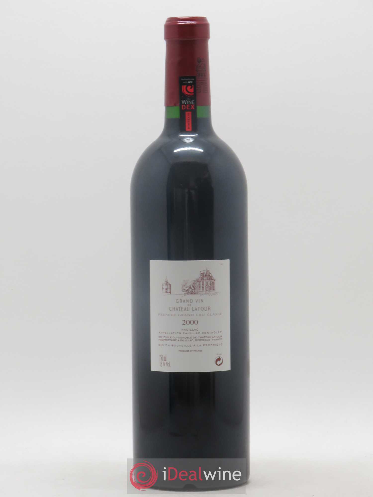 Château Latour 1er Grand Cru Classé 2000 - Lot de 1 bouteille - 1