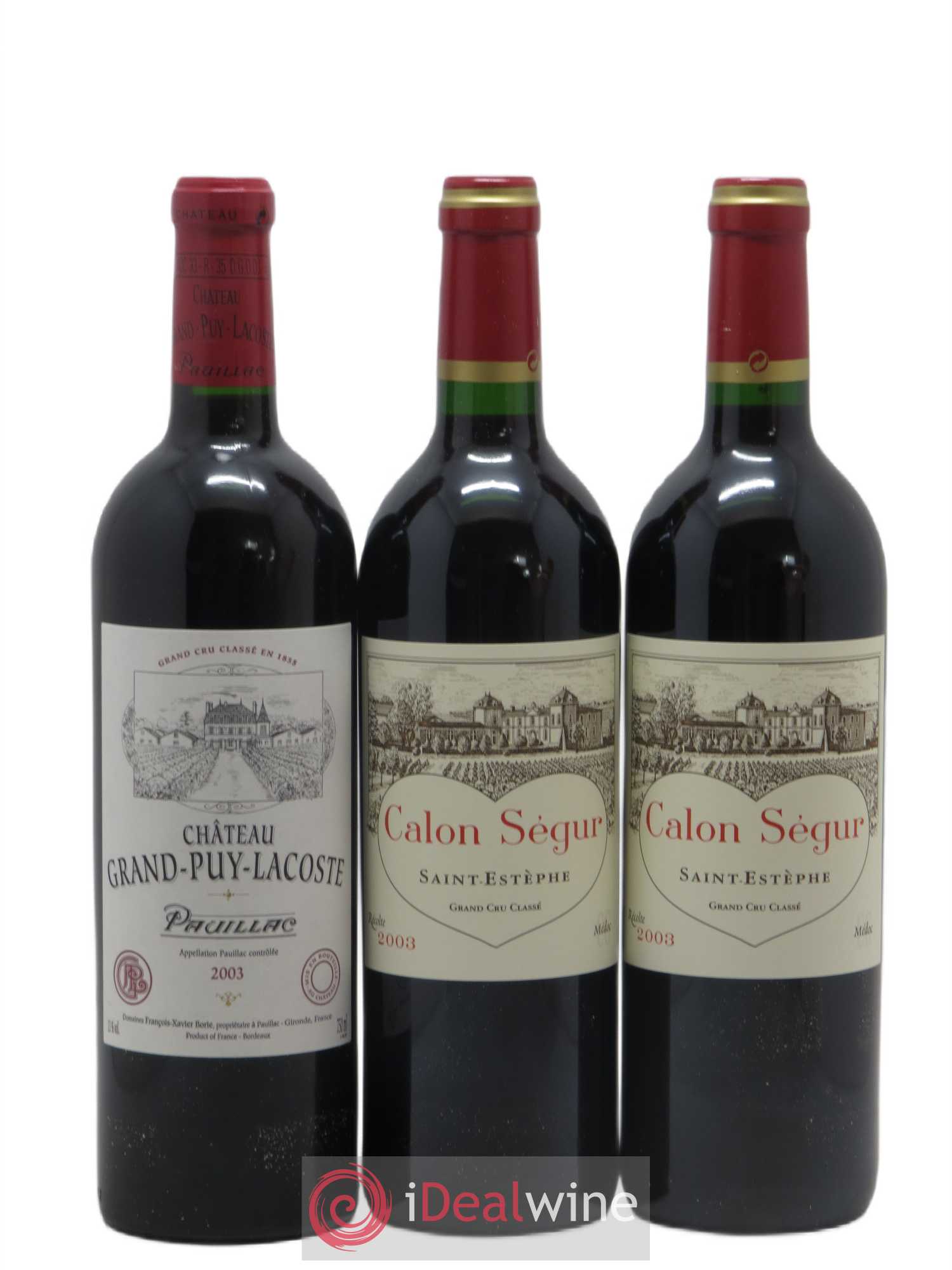 Caisse Millésima Découverte 2 Smith Haut Lafitte - 2 Prieuré Lichine - 2 Château Saint Pierre - 2 Grand Puy Lacoste - 2 Calon Ségur - 2 La Gaffelière 2003 - Posten von 12 Flaschen - 4