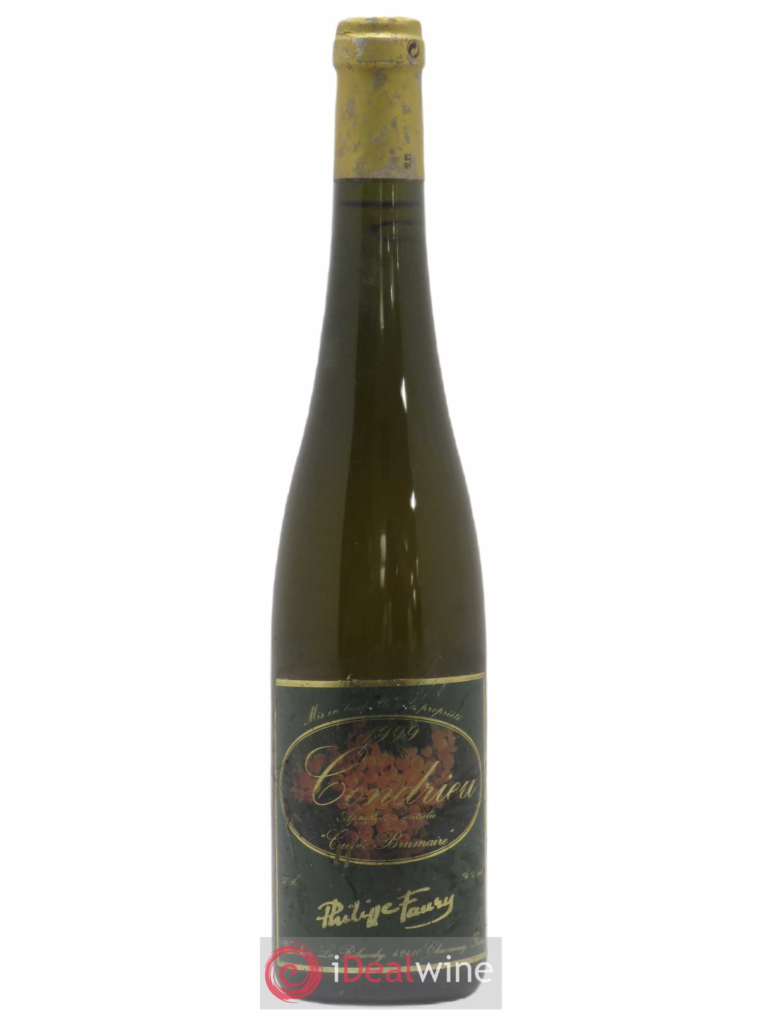 Condrieu Philippe Faury Cuvée Brumaire 50cl (sans prix de réserve) 1999 - Posten von 1 Flasche - 0