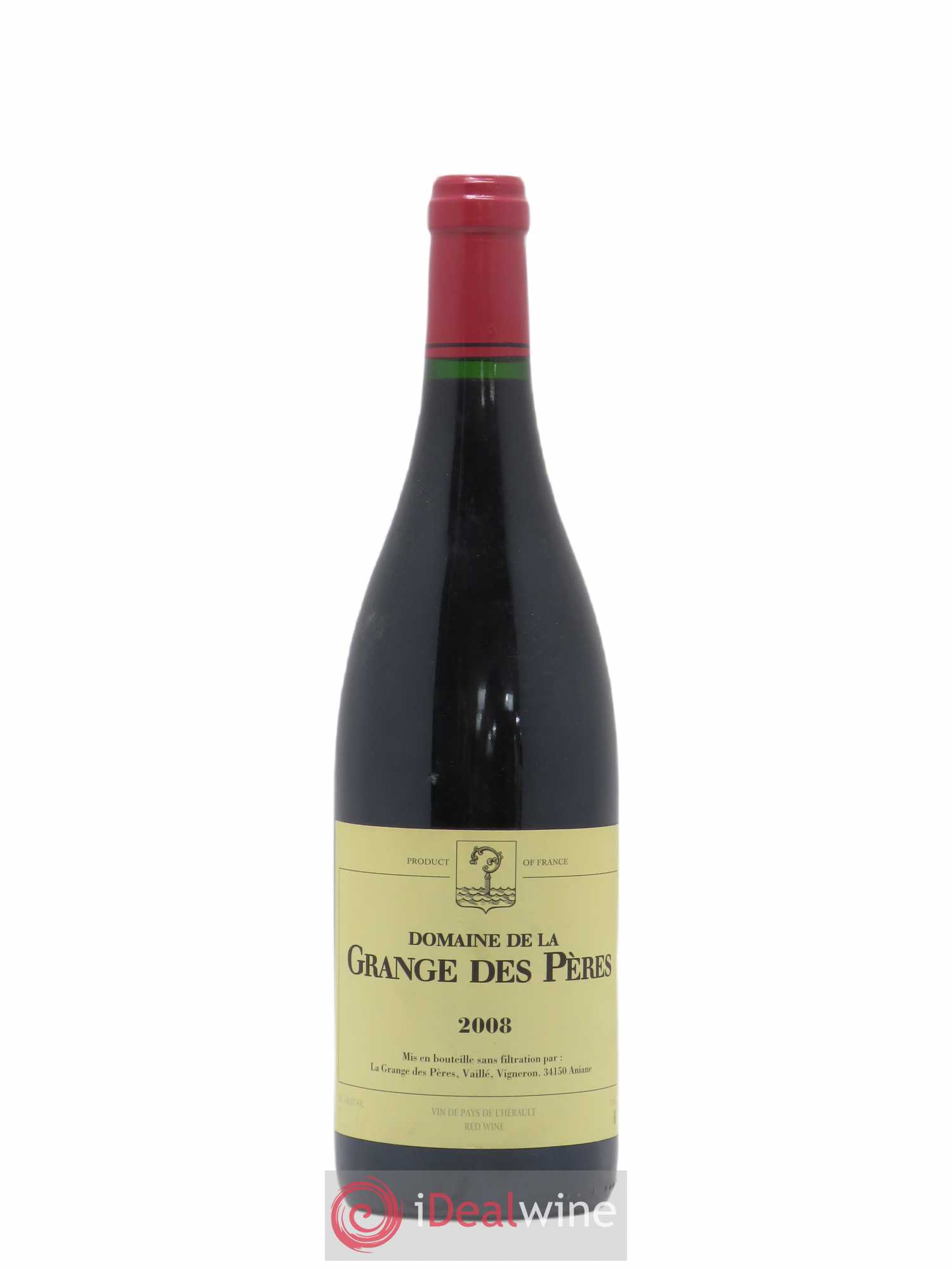 Pays d'Hérault Grange des Pères Laurent Vaillé (sans prix de réserve) 2008 - Lot de 1 bouteille - 0