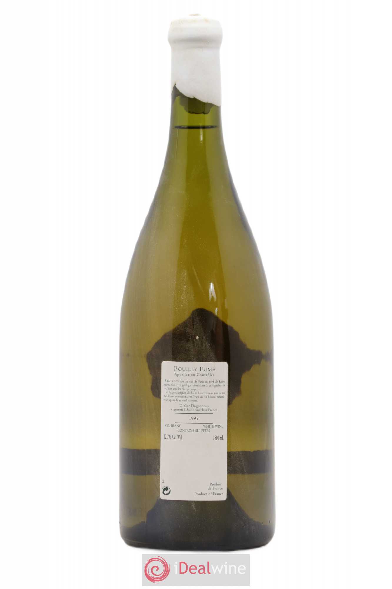 Vin de France (anciennement Pouilly-Fumé) Silex Dagueneau (Domaine Didier - Louis-Benjamin) 1995 - Lot de 1 magnum - 1