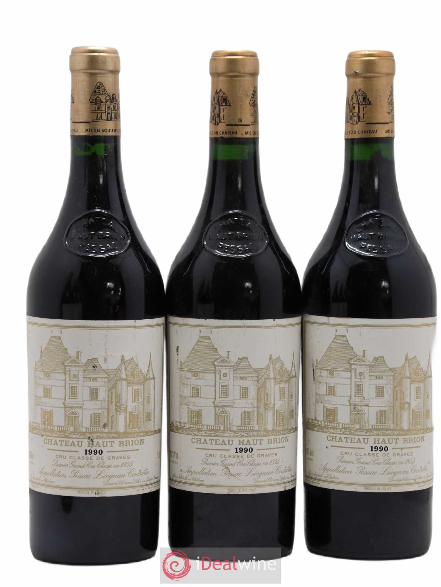 Château Haut Brion 1er Grand Cru Classé 1990 - Lot de 6 bouteilles - 1