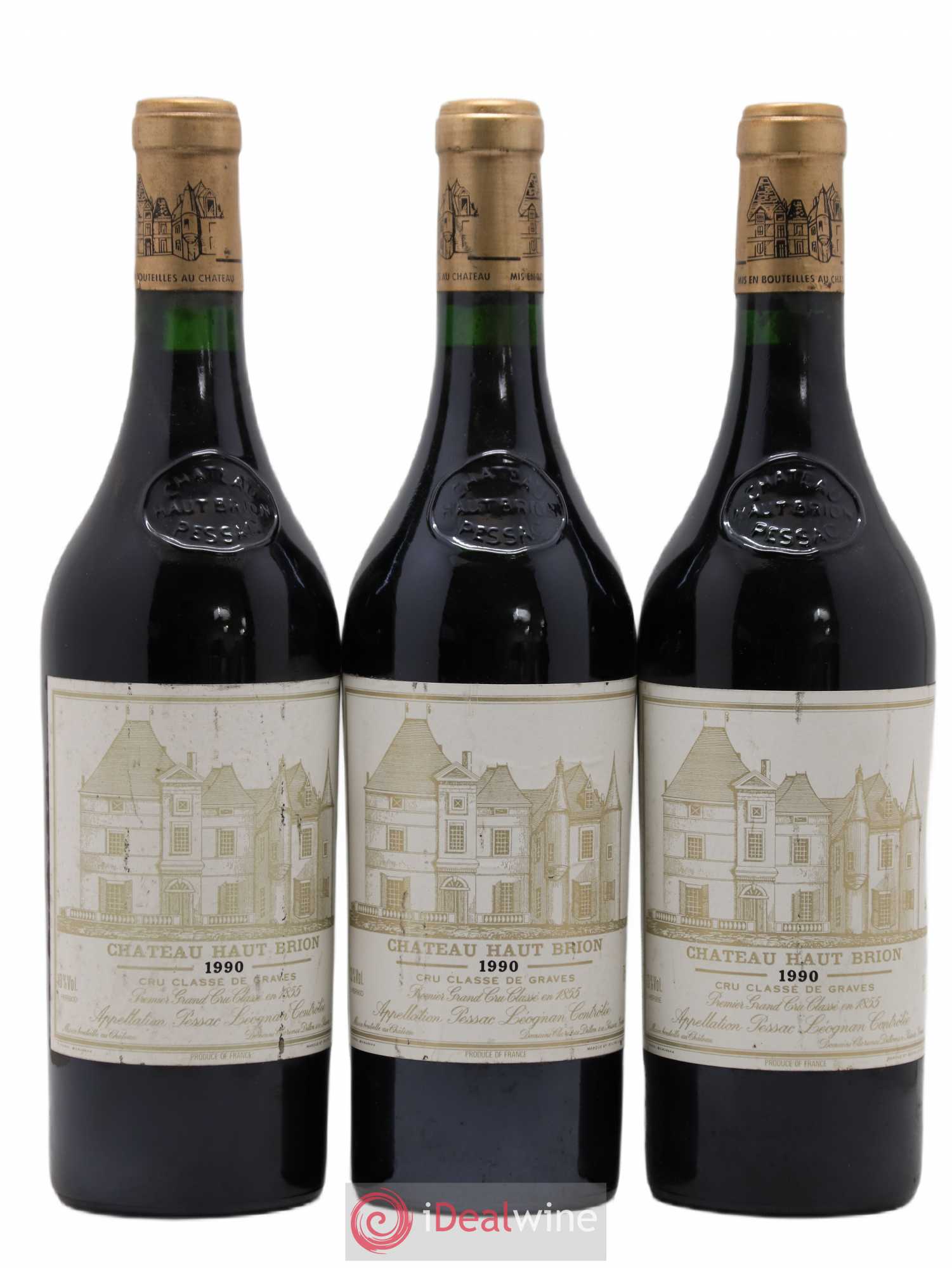 Château Haut Brion 1er Grand Cru Classé 1990 - Lot de 6 bouteilles - 2