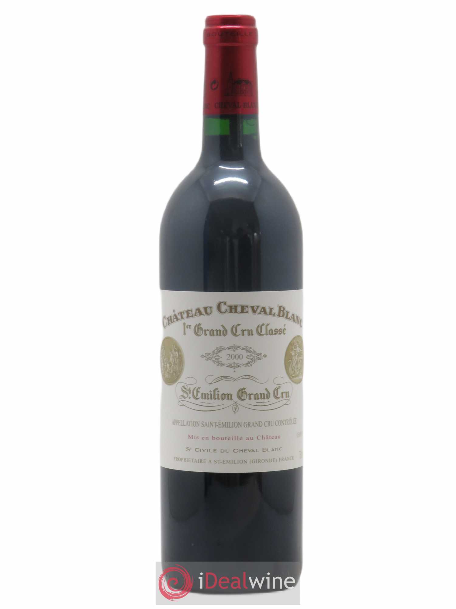 Château Cheval Blanc 1er Grand Cru Classé A 2000 - Lot de 1 bouteille - 0