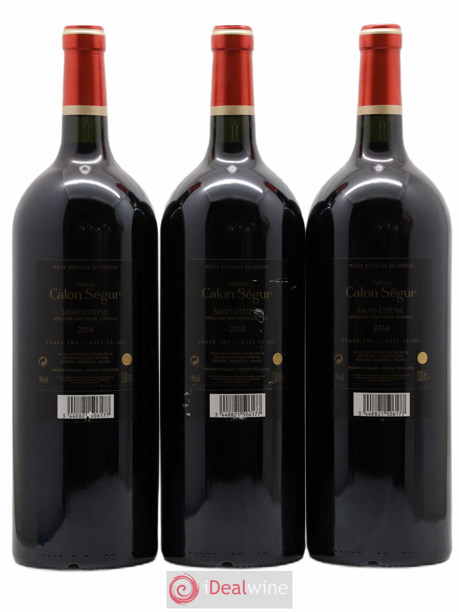 Château Calon Ségur 3ème Grand Cru Classé 2014 - Lot de 3 magnums - 1