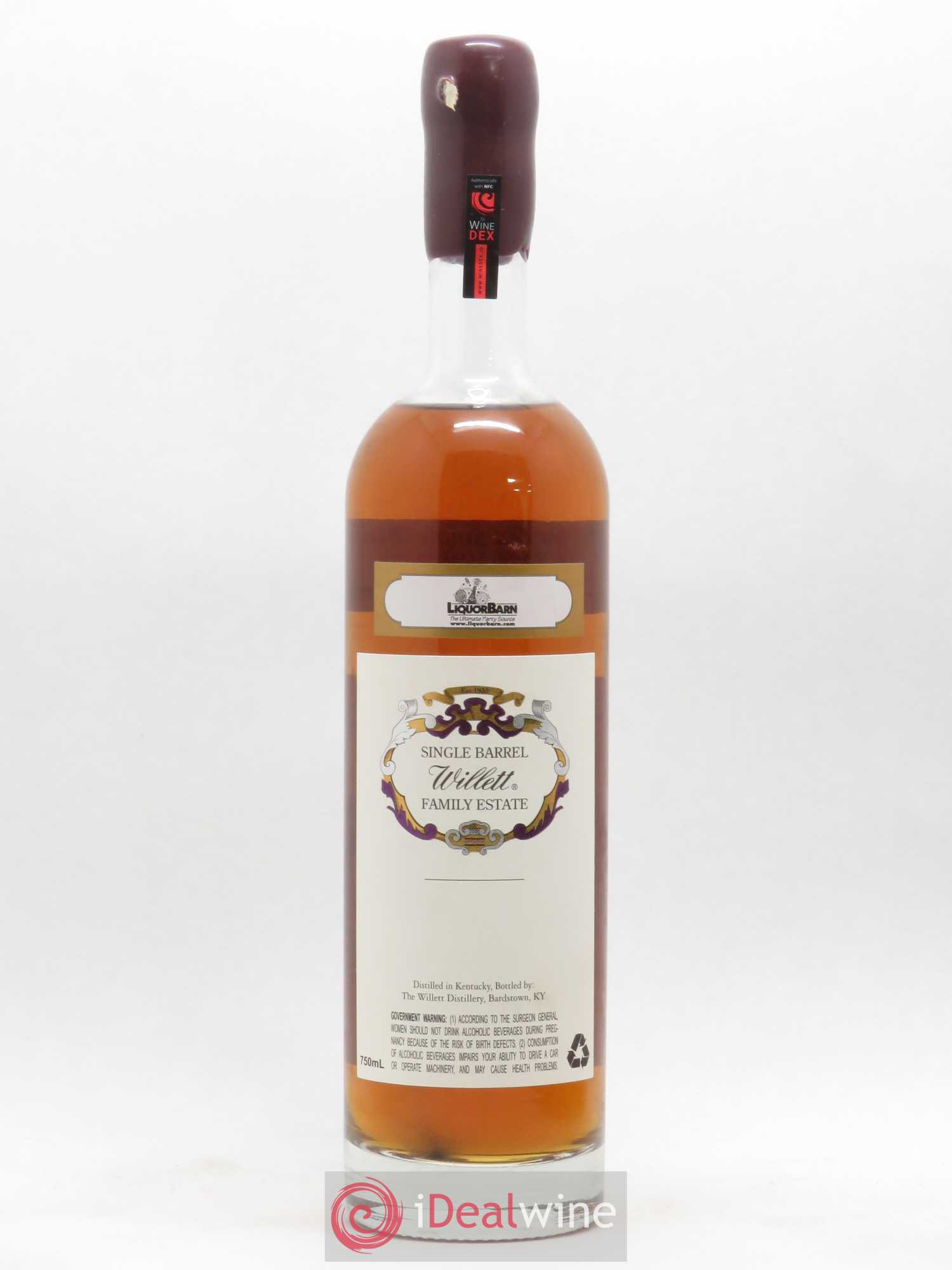 Whisky Kentucky USA Willett Family Estate Straight Bourbon Whiskey Rare Release 9 Years Old 121.8 Proof - Posten von 1 Flasche - 1