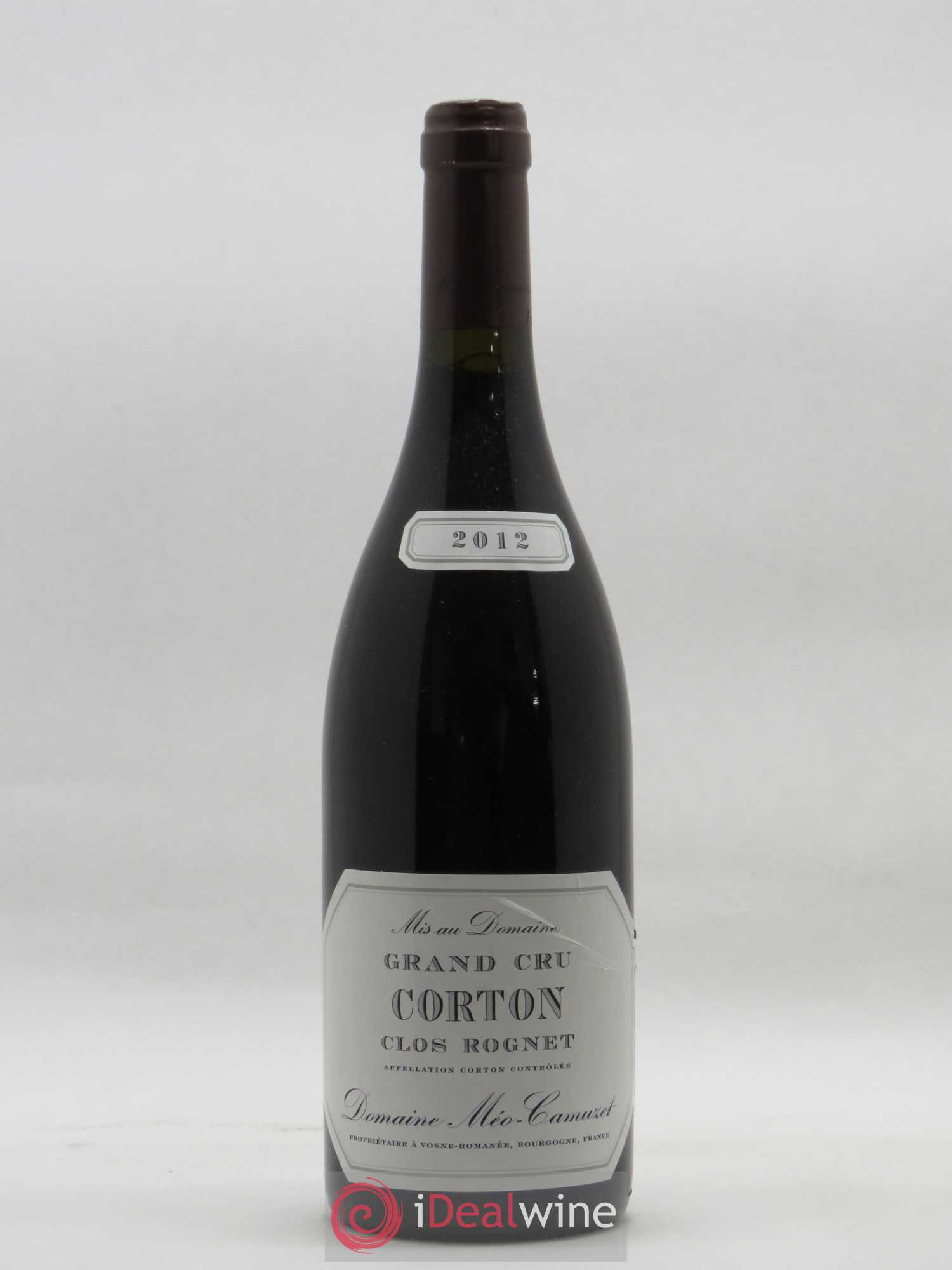 Corton Grand Cru Clos Rognet Méo-Camuzet (Domaine) (sans prix de réserve) 2012 - Lot de 1 bouteille - 0