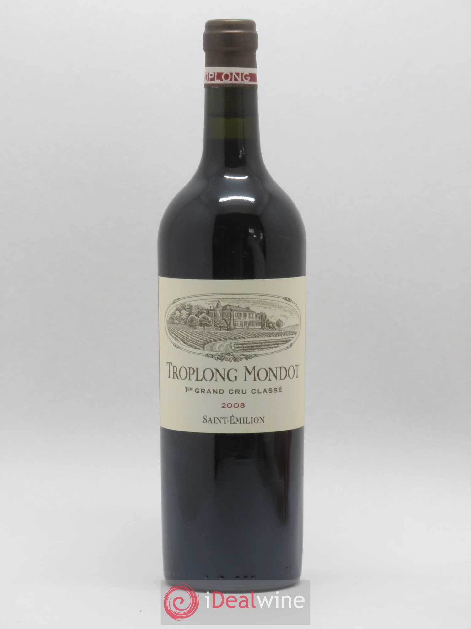 Château Troplong Mondot 1er Grand Cru Classé B (sans prix de réserve) 2008 - Lot de 1 bouteille - 0
