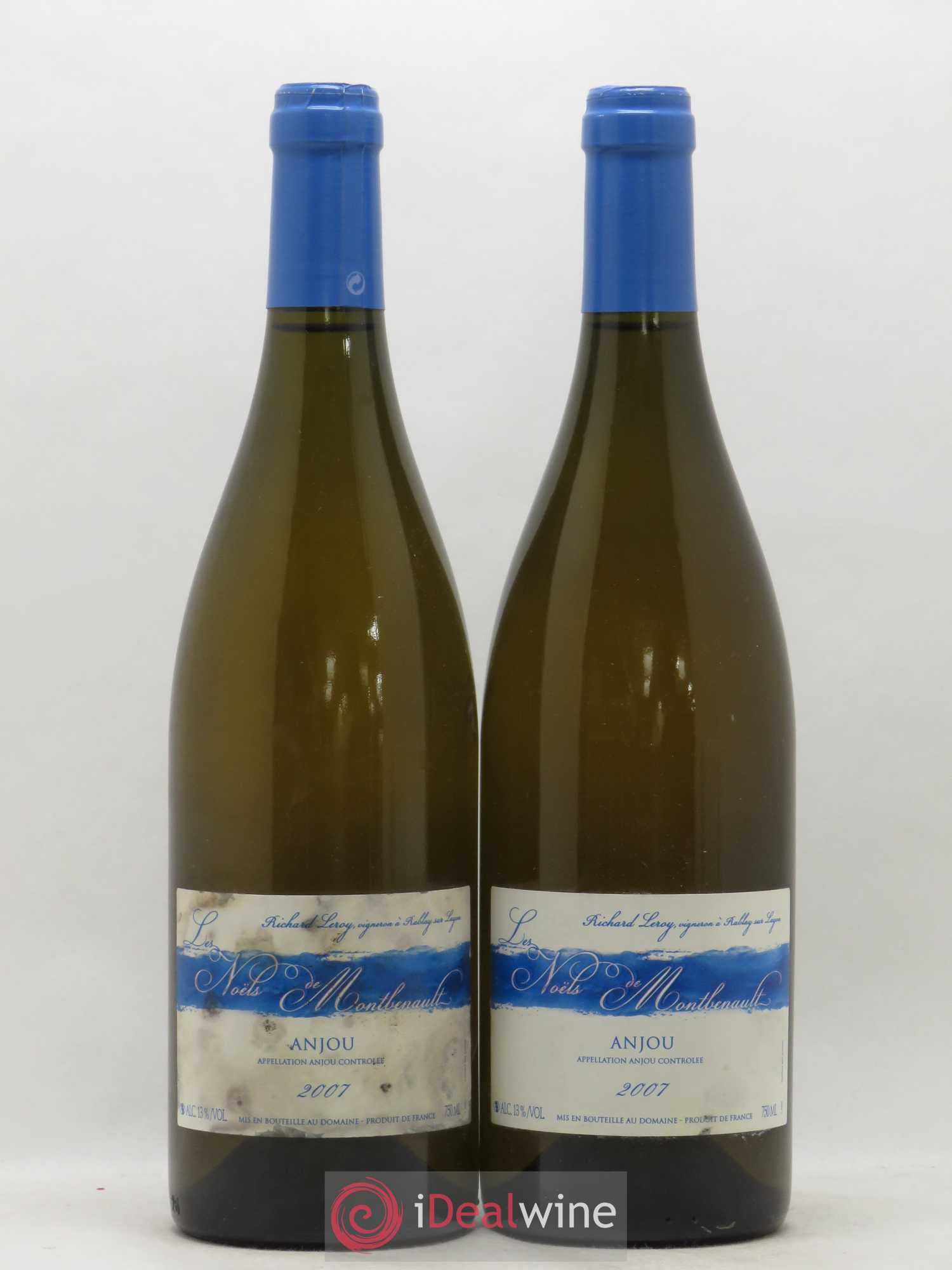 Anjou Les Noels de Montbenault Richard Leroy (sans prix de réserve) 2007 - Posten von 2 Flaschen - 0