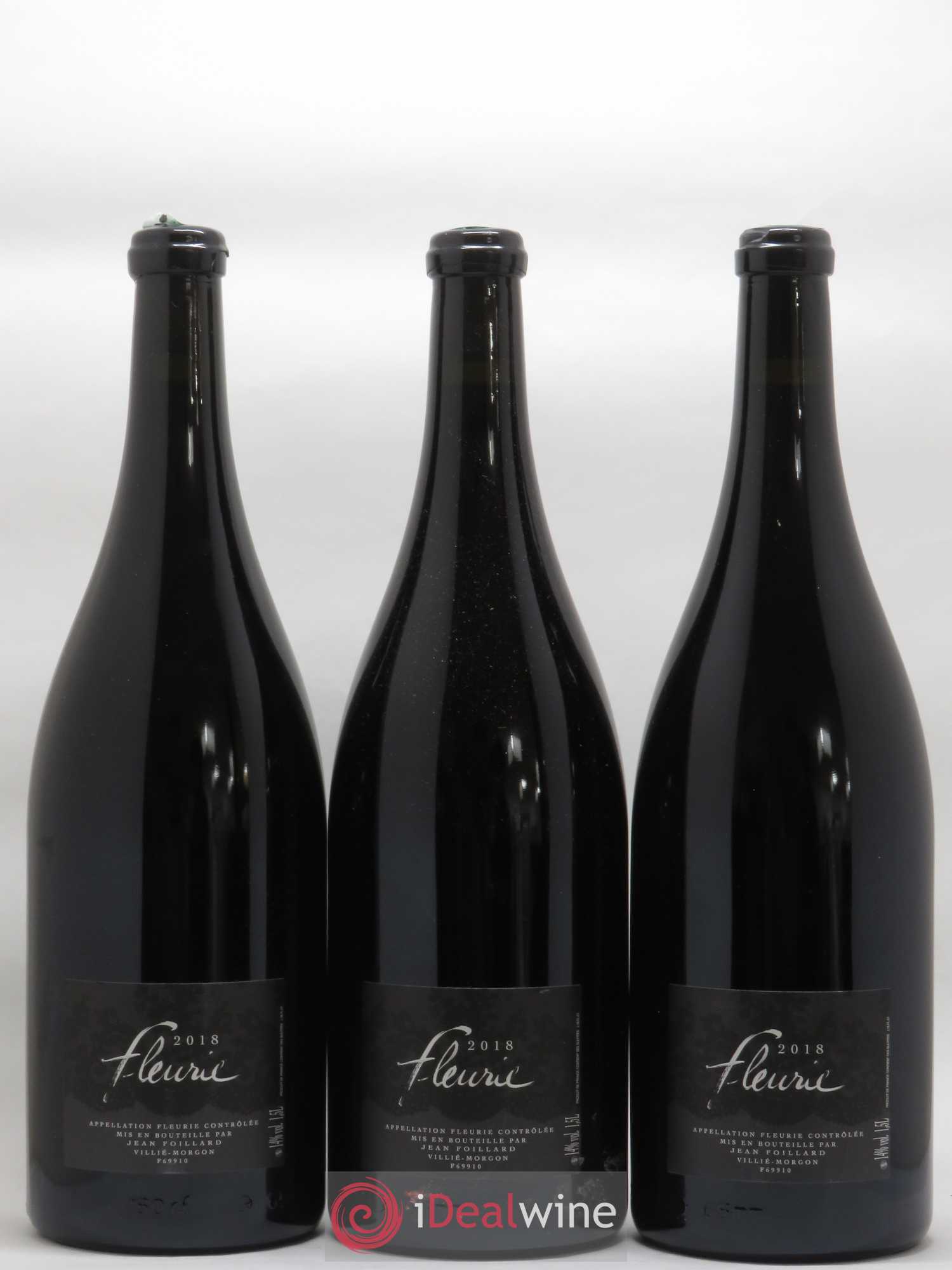 Fleurie Jean Foillard (sans prix de réserve) 2018 - Lot de 3 magnums - 0