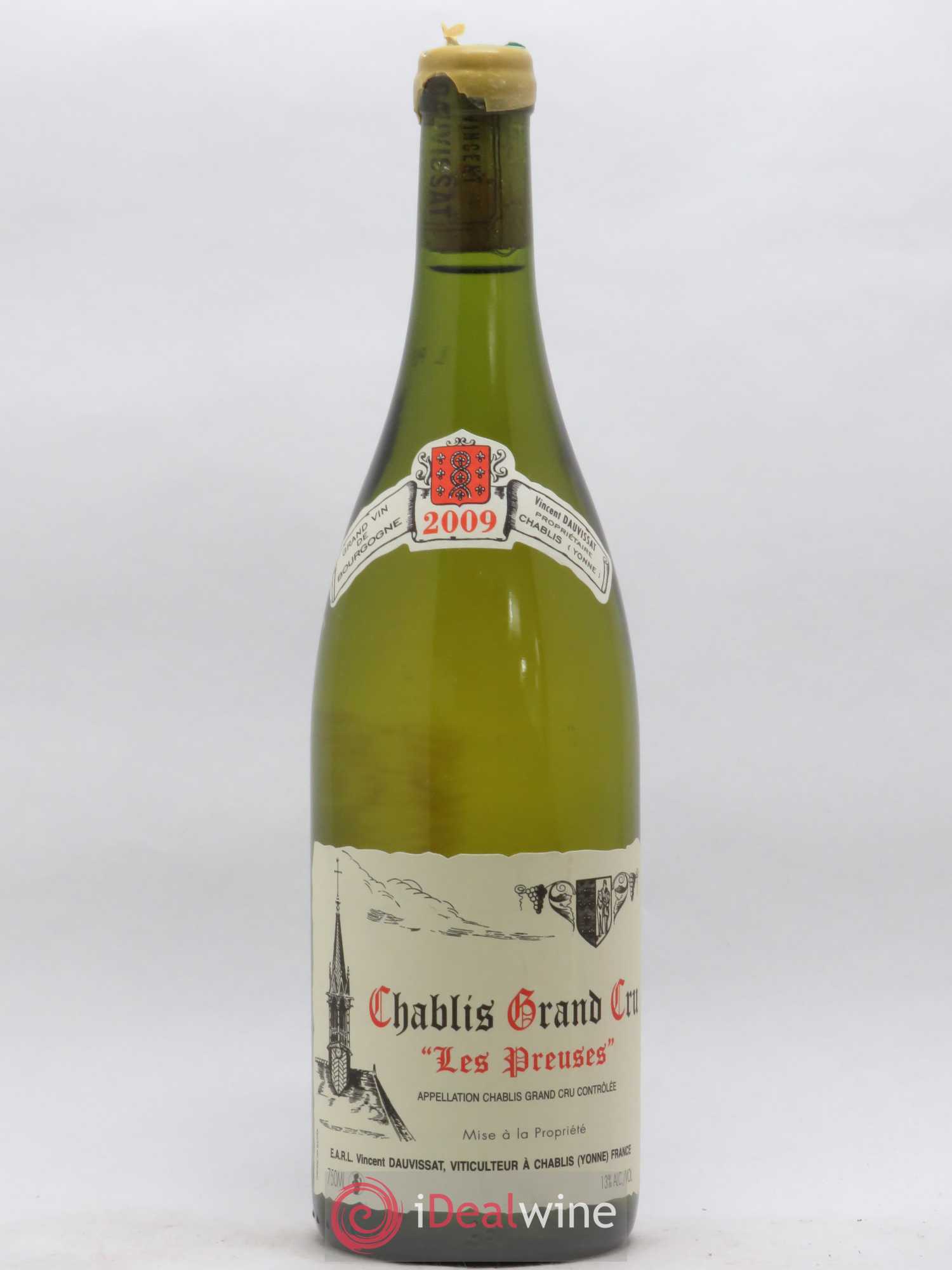 Chablis Grand Cru Les Preuses Vincent Dauvissat (Domaine) (sans prix de réserve) 2009 - Lot de 1 bouteille - 0