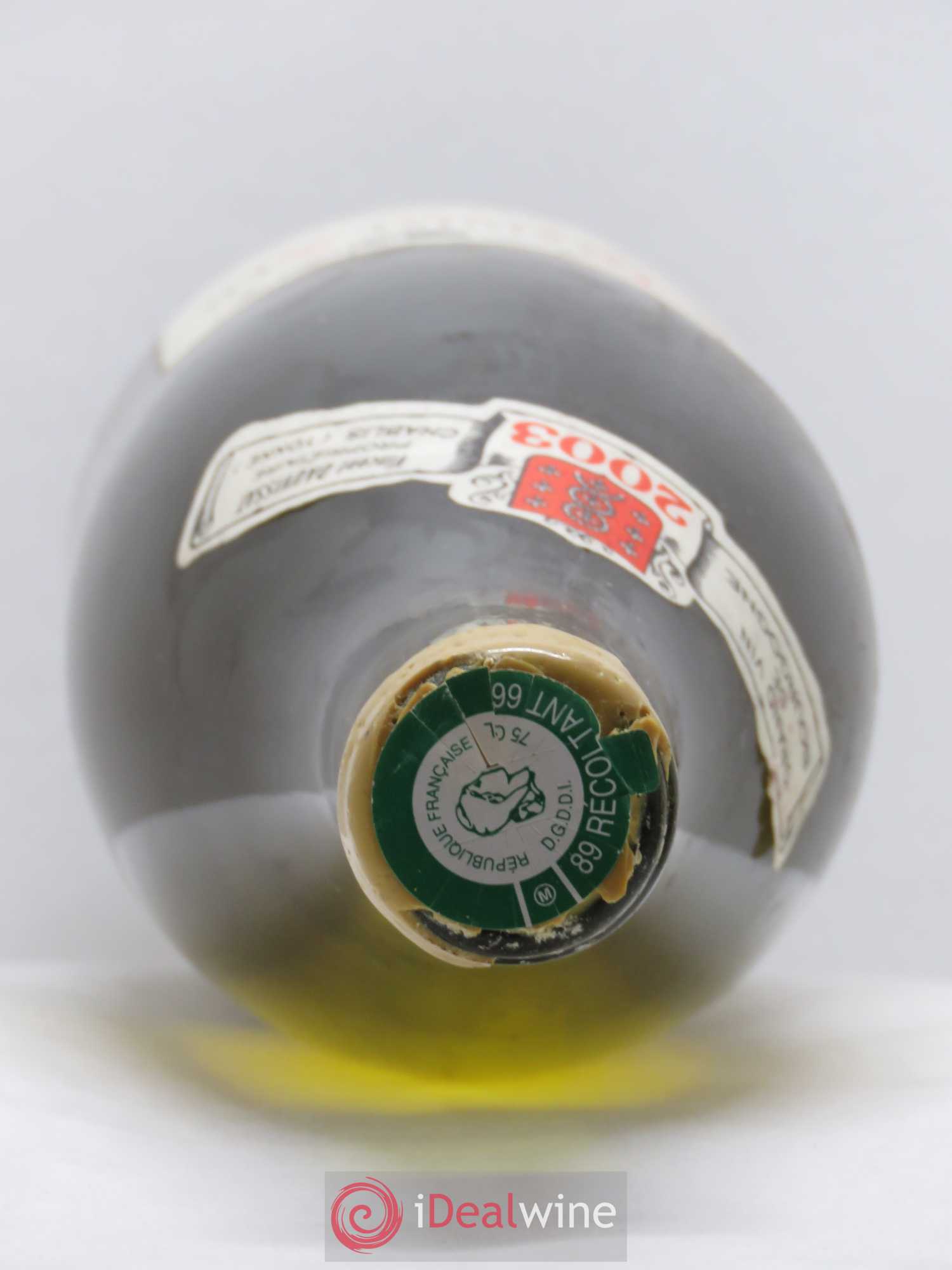 Chablis 1er Cru La Forest Vincent Dauvissat (Domaine)  (no reserve) (no reserve) 2003 - Lot of 2 bottles - 2